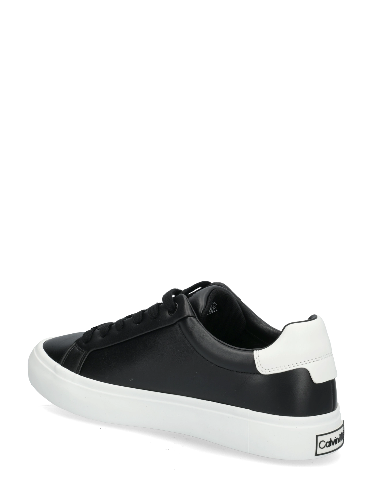 Calvin Klein - VULCANIZED LACE UP LTH - madala säärega tossud - black white - 1