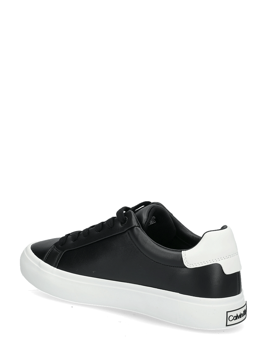 Calvin Klein - VULCANIZED LACE UP LTH - madala säärega tossud - black white - 1