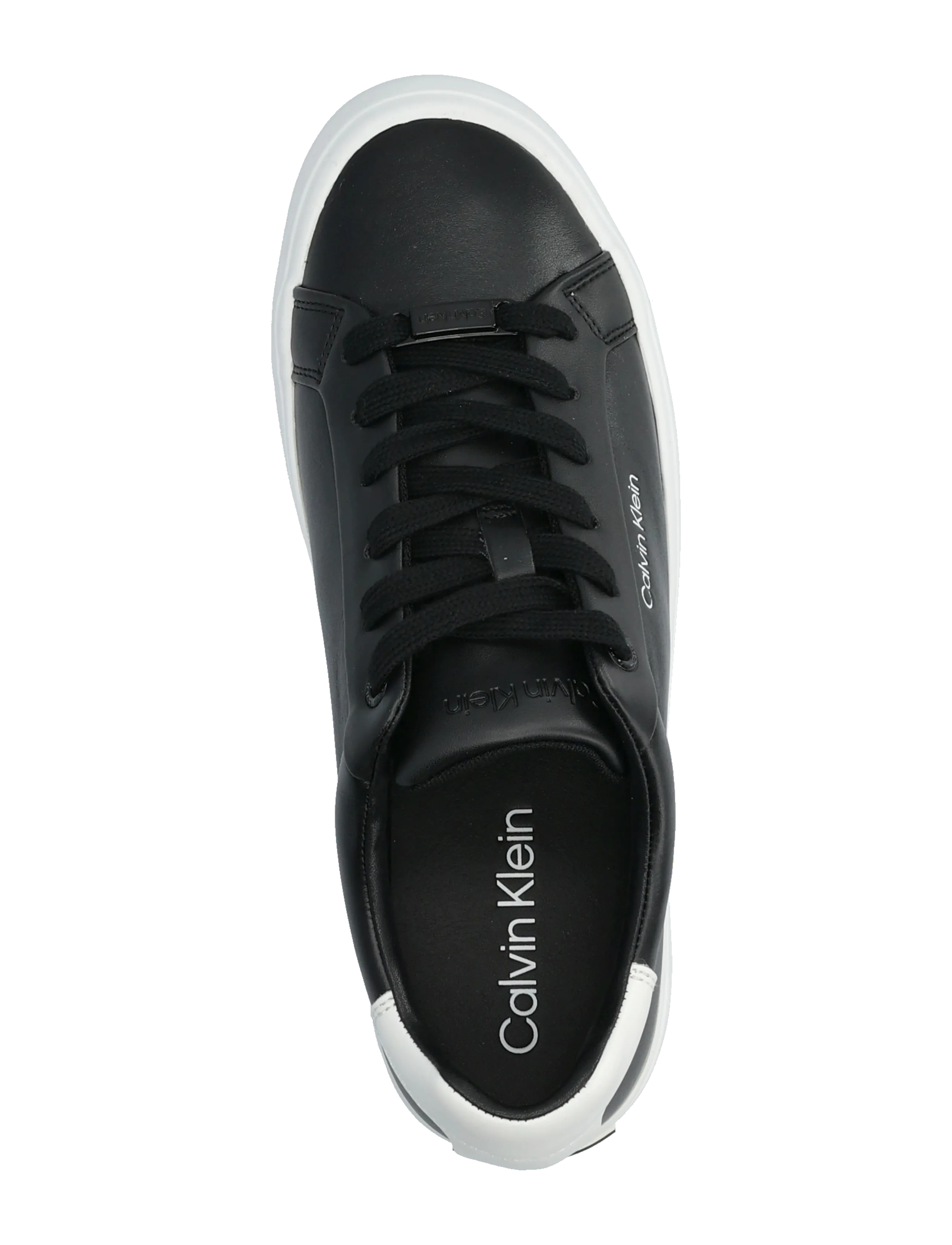 Calvin Klein - VULCANIZED LACE UP LTH - konfirmationstøj - black white - 3