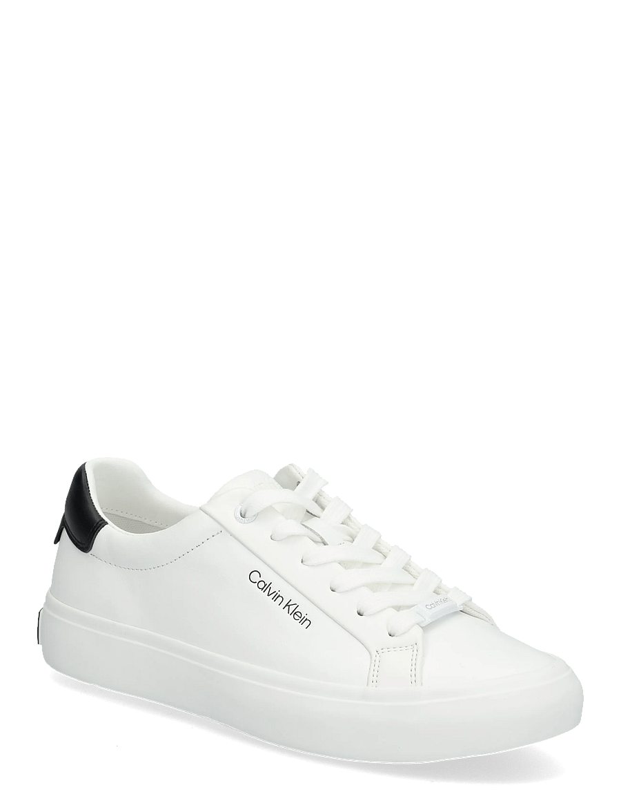 Calvin Klein - VULCANIZED LACE UP LTH - konfirmation - white black - 0