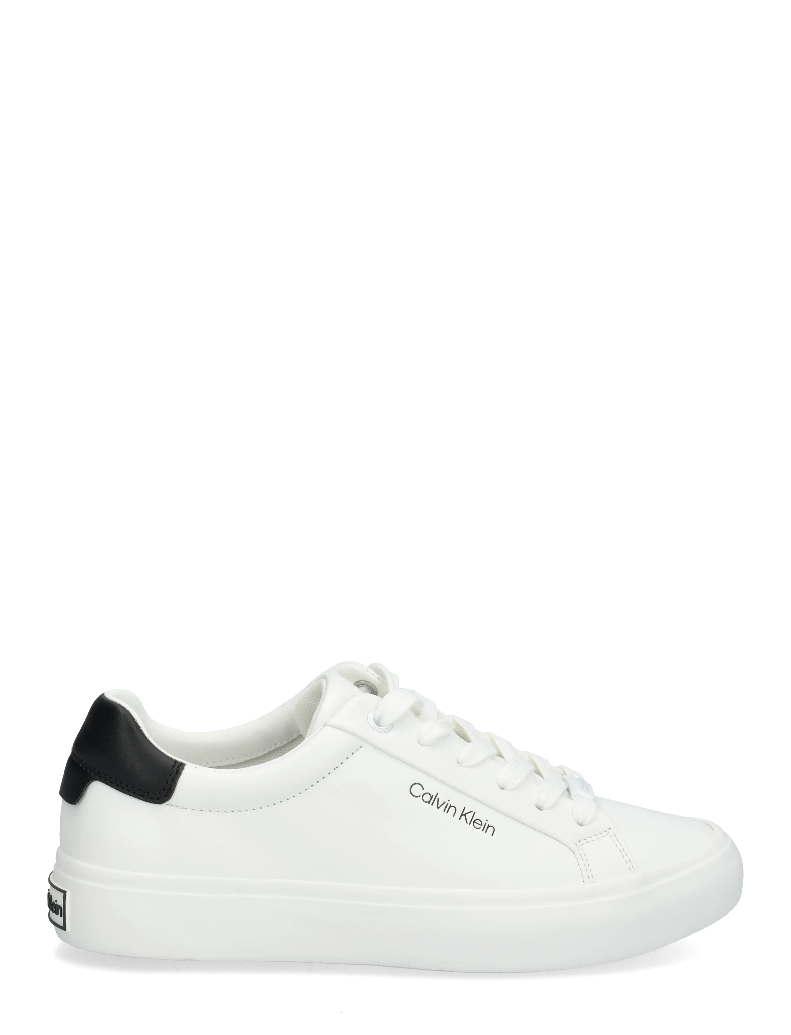 Calvin Klein - VULCANIZED LACE UP LTH - konfirmation - white black - 2