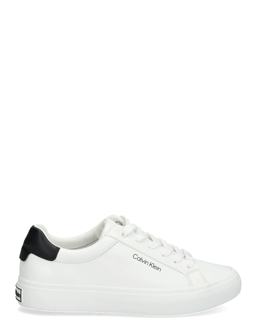 Calvin Klein - VULCANIZED LACE UP LTH - konfirmation - white black - 2