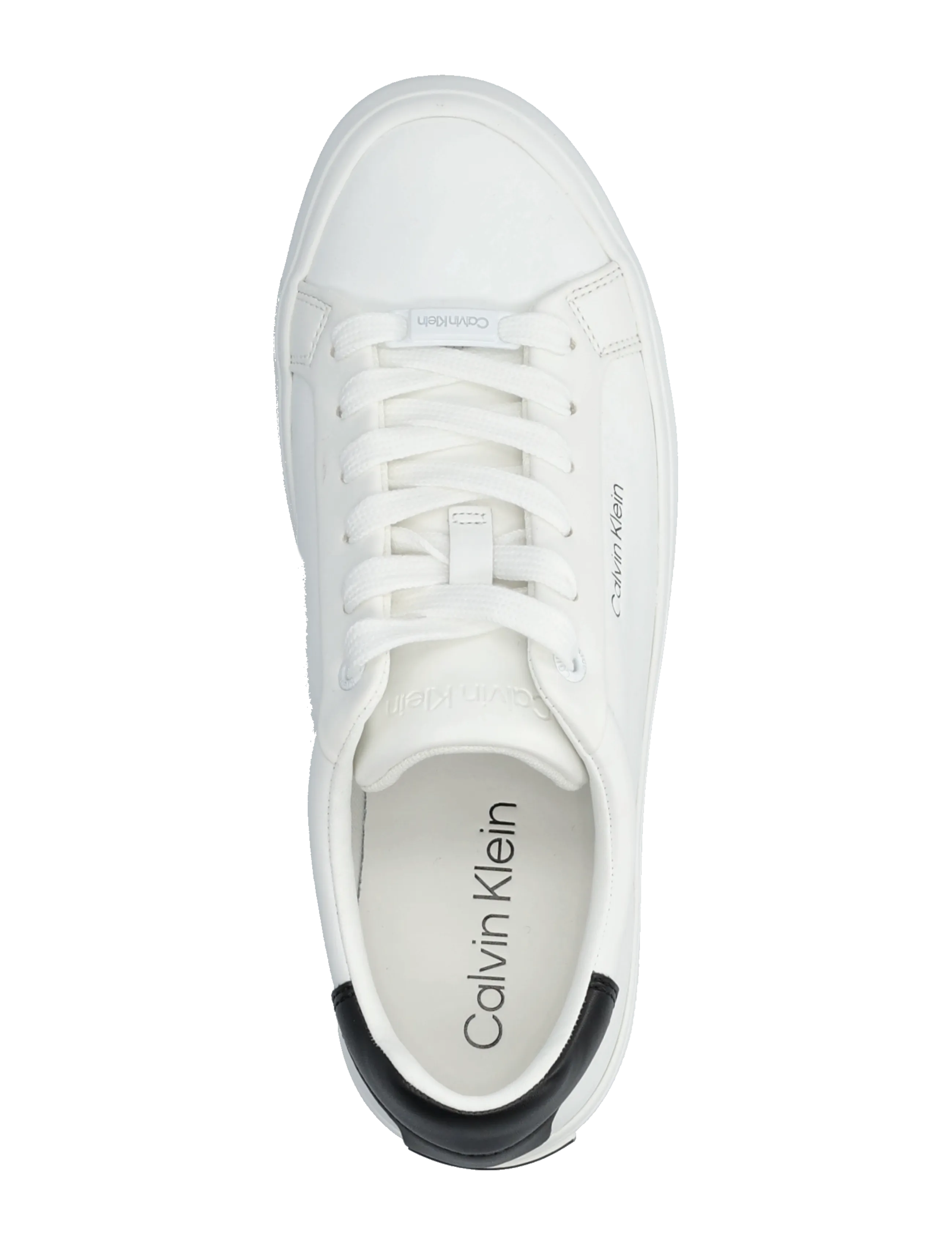 Calvin Klein - VULCANIZED LACE UP LTH - konfirmation - white black - 3