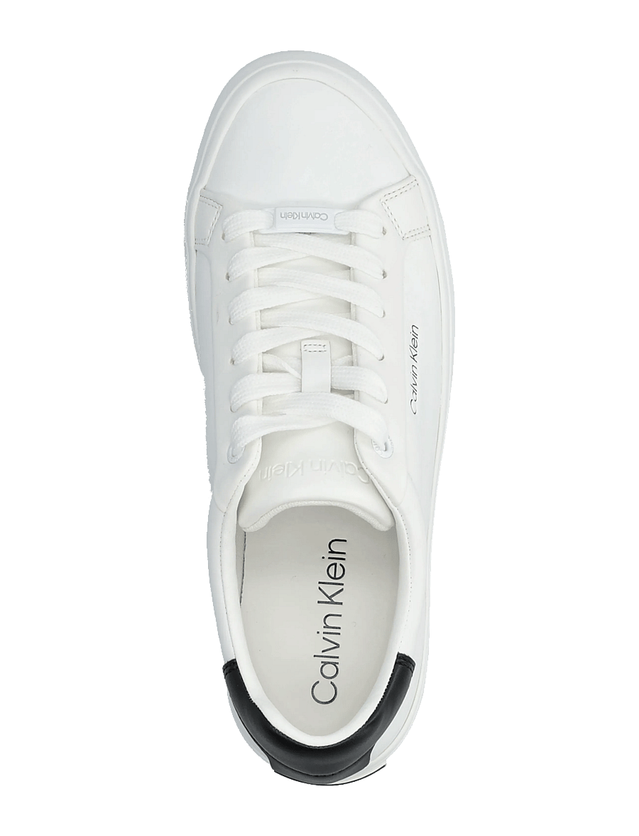 Calvin Klein - VULCANIZED LACE UP LTH - konfirmation - white black - 3