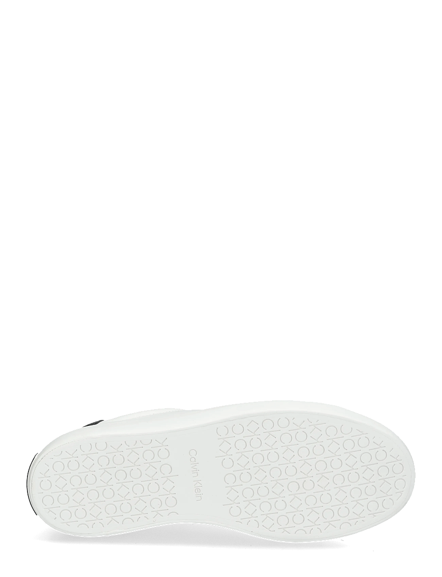 Calvin Klein - VULCANIZED LACE UP LTH - konfirmation - white black - 4