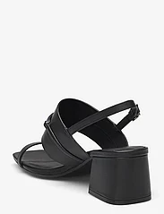 Calvin Klein - HEEL SANDAL 45 MET BAR LTH - sandaletten - black - 2