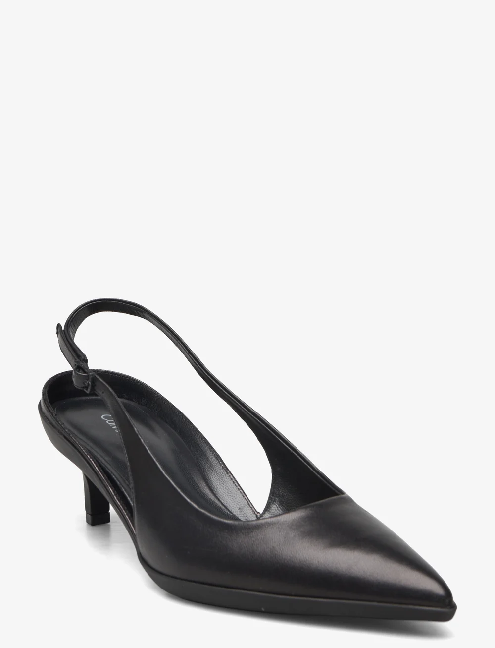 Black calvin klein heels sales