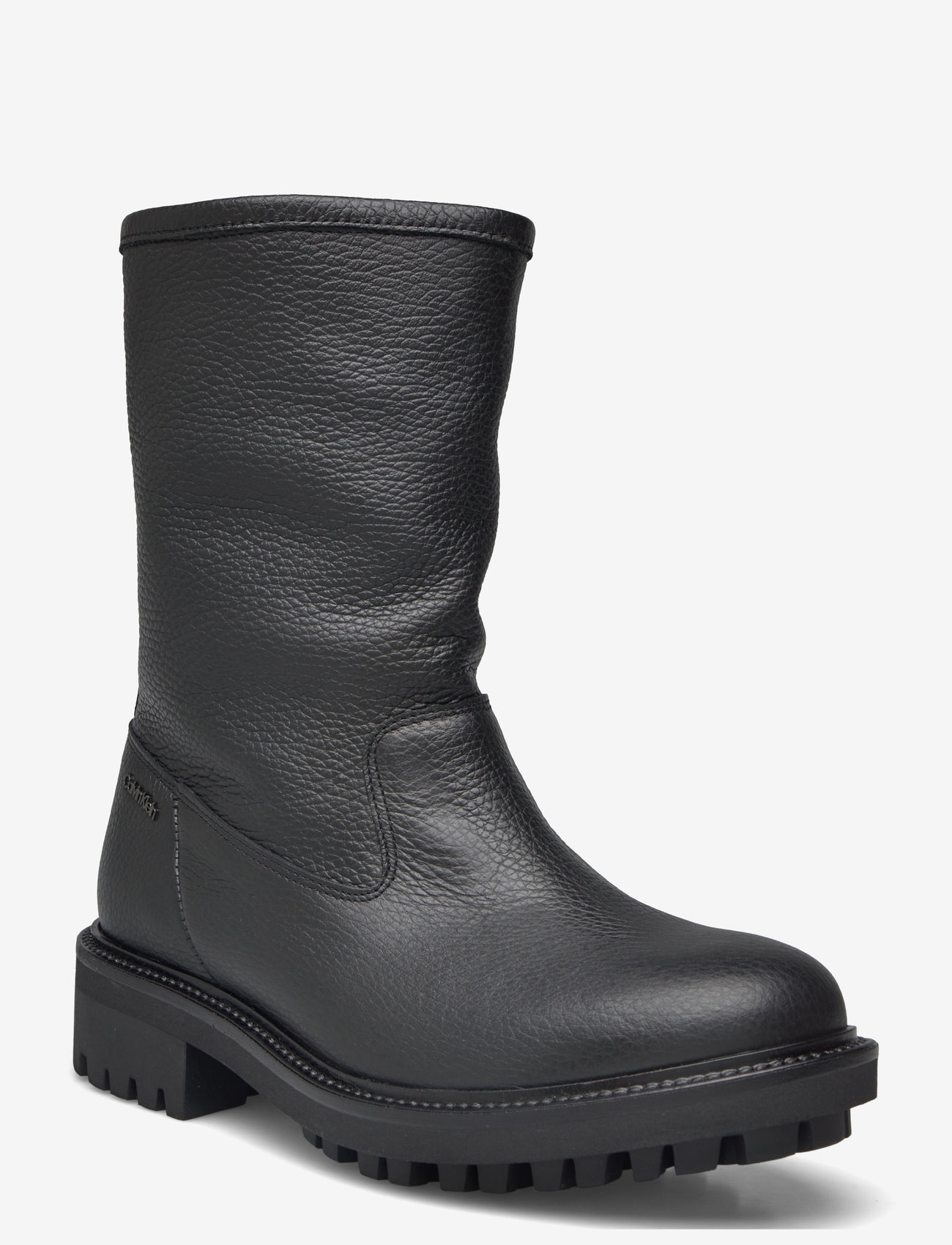 Calvin Klein Flat Biker Boot Lth (LVIHW0HW02234) Flat ankle