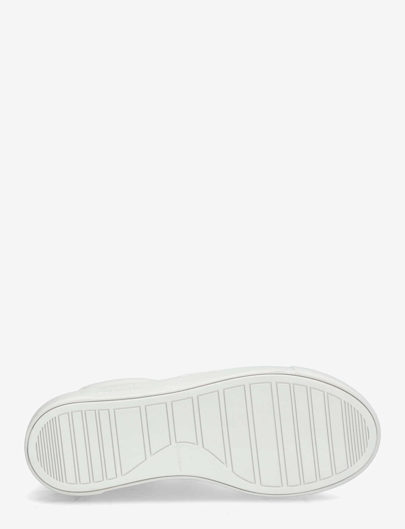 Calvin Klein - CUPSOLE SLIP ON - WOVEN LTH - konfirmatsioon - triple white - 4
