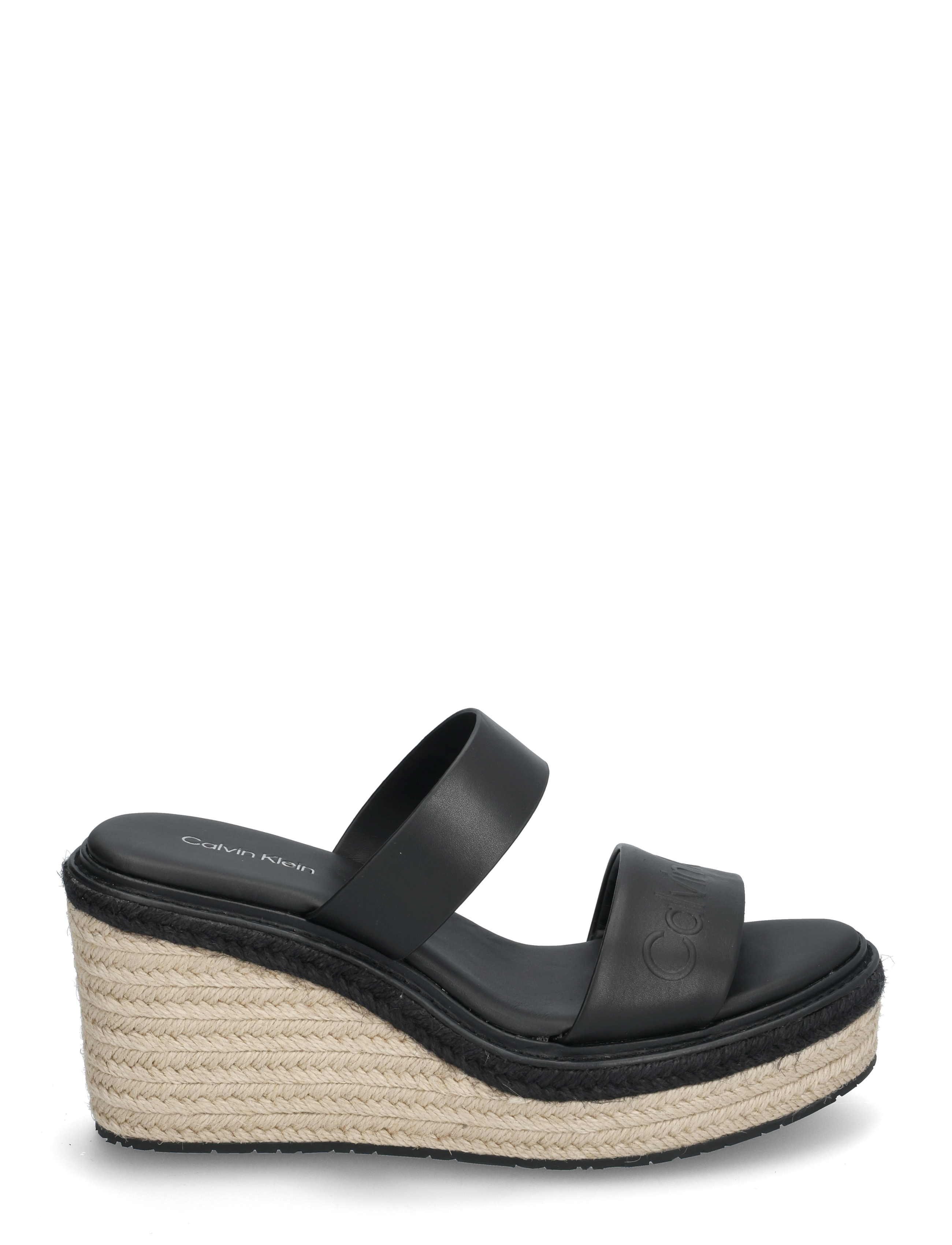 Calvin Klein - WEDGE SANDAL 50 - HE - plateau-sandalen - ck black - 1