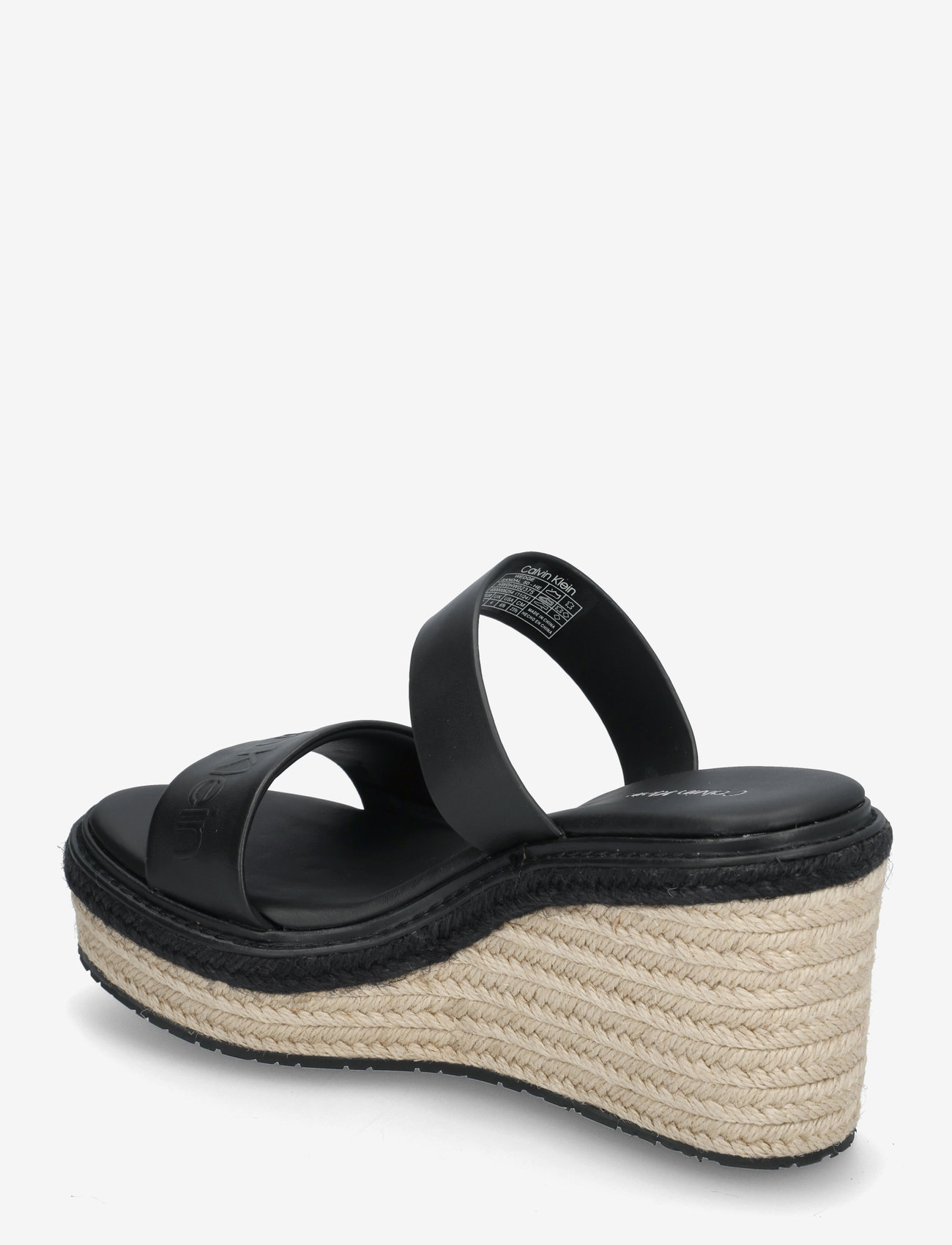 Calvin Klein - WEDGE SANDAL 50 - HE - platåsandaler - ck black - 2