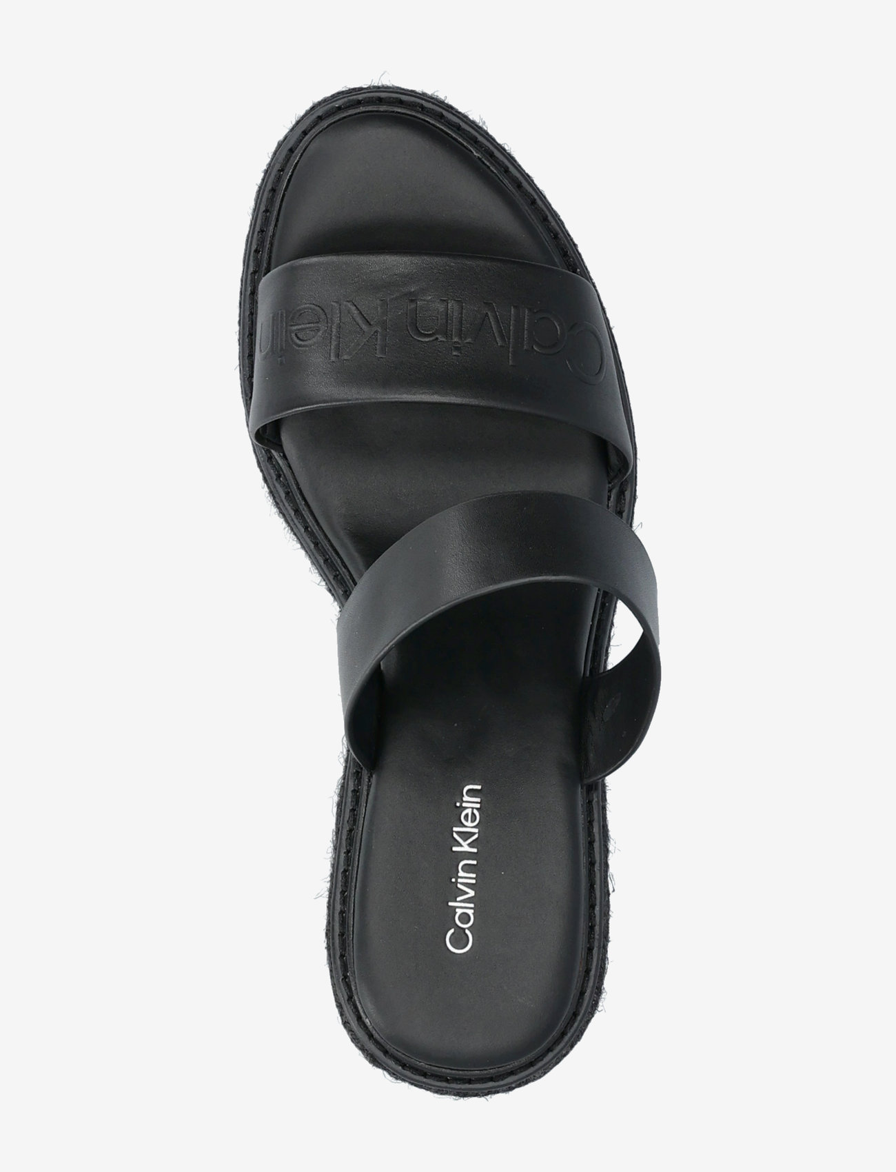 Calvin Klein - WEDGE SANDAL 50 - HE - platåsandaler - ck black - 3