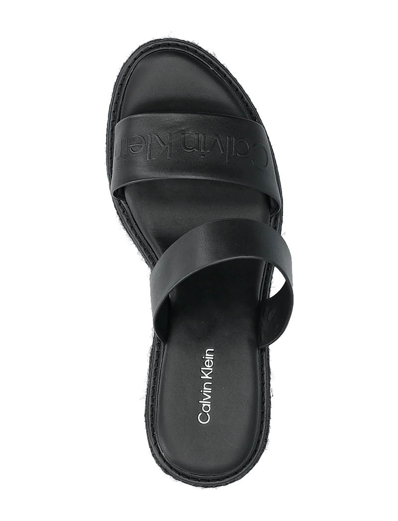 Calvin Klein - WEDGE SANDAL 50 - HE - platåsandaler - ck black - 3