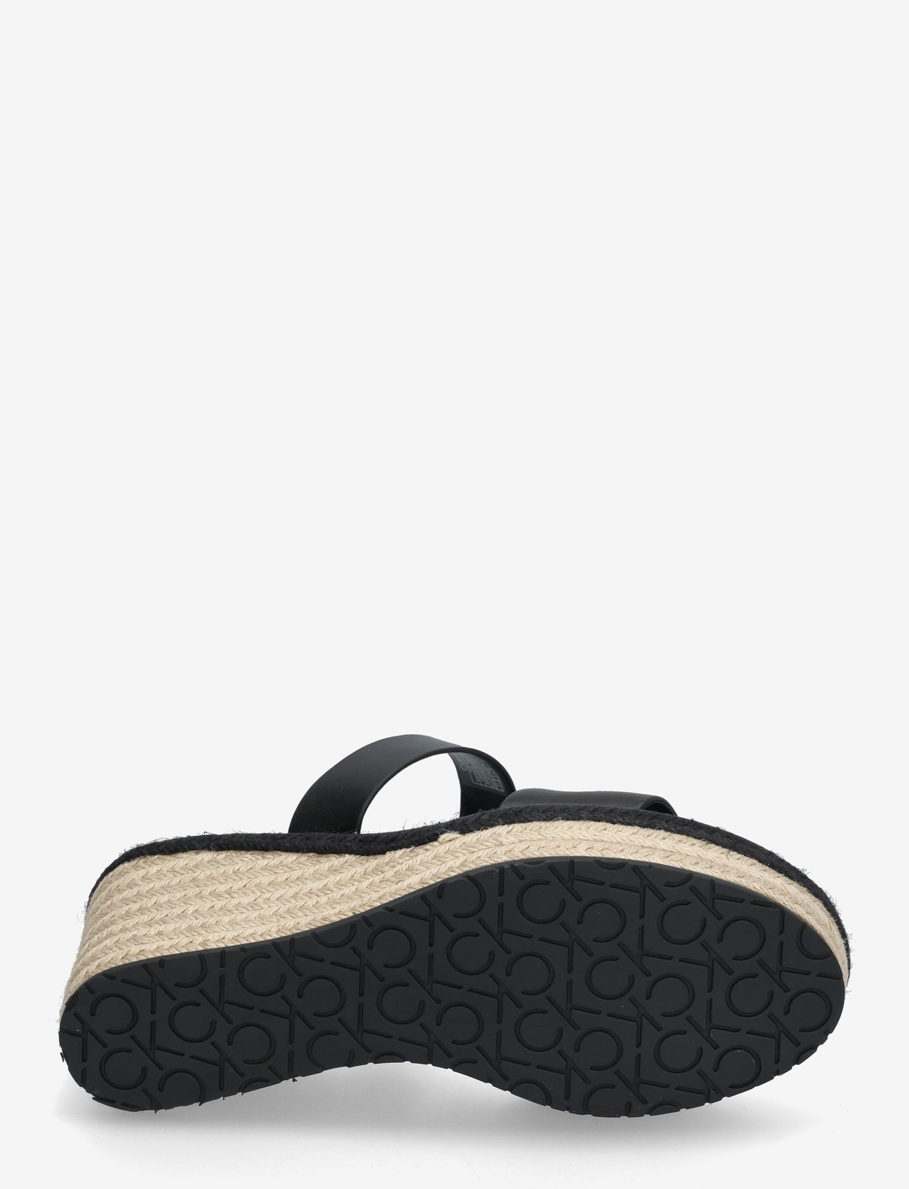 Calvin Klein - WEDGE SANDAL 50 - HE - platåsandaler - ck black - 4