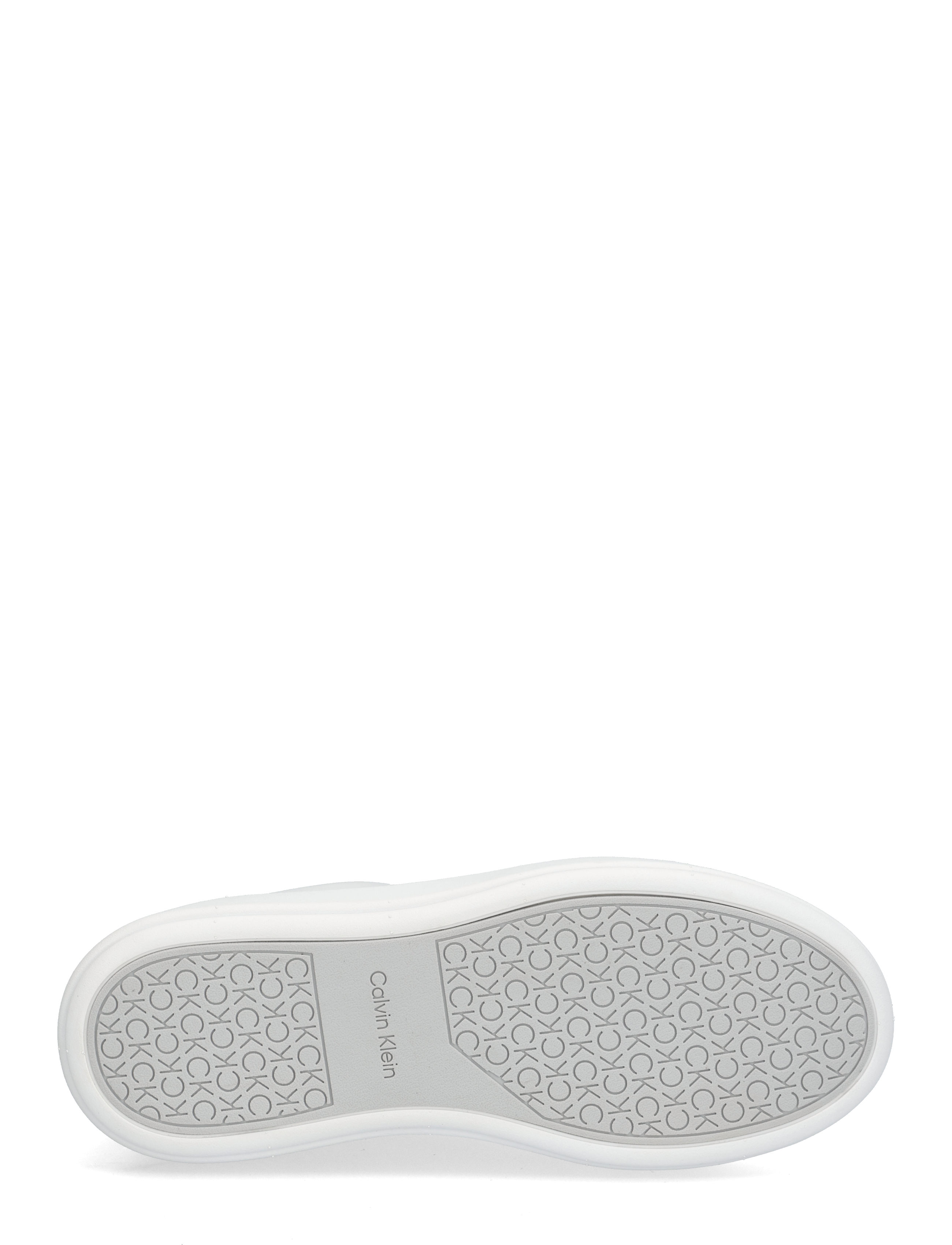 Calvin Klein - CUPSOLE LACE UP - SUEDE BT - bright white/pearl grey - 4