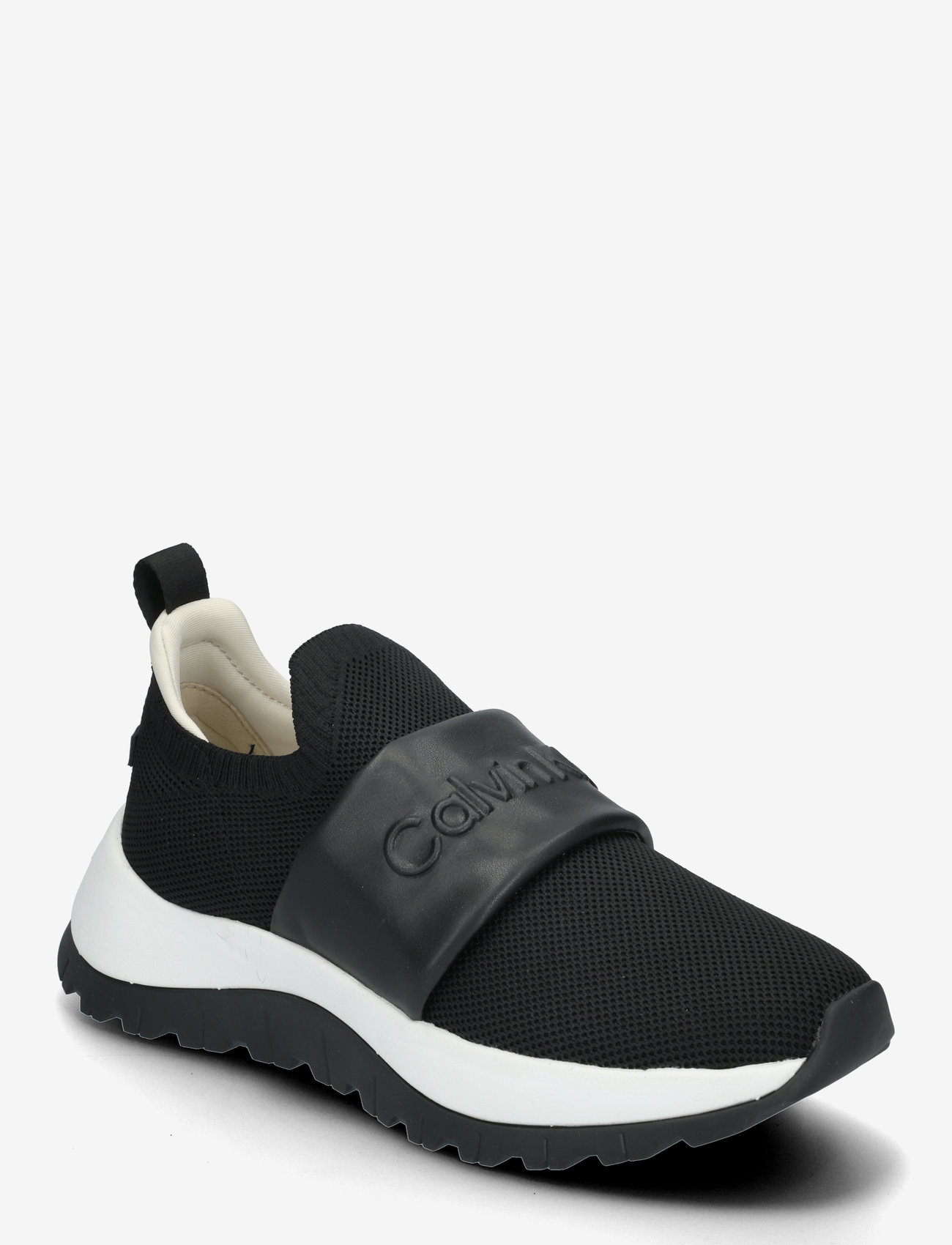 Calvin Klein - RUNNER SLIP ON - HE NAPPA - ck black/turtle dove - 0