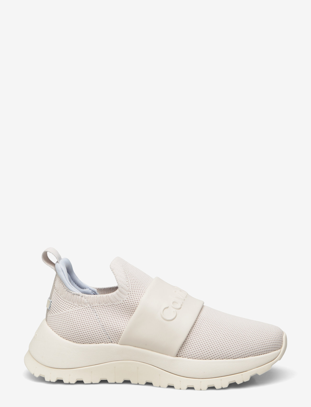 Calvin Klein - RUNNER SLIP ON - HE NAPPA - slip-on tossud - dk ecru/artic ice - 1