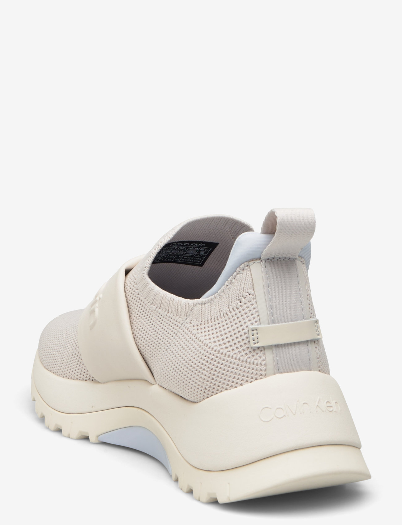 Calvin Klein - RUNNER SLIP ON - HE NAPPA - slip-on tossud - dk ecru/artic ice - 2
