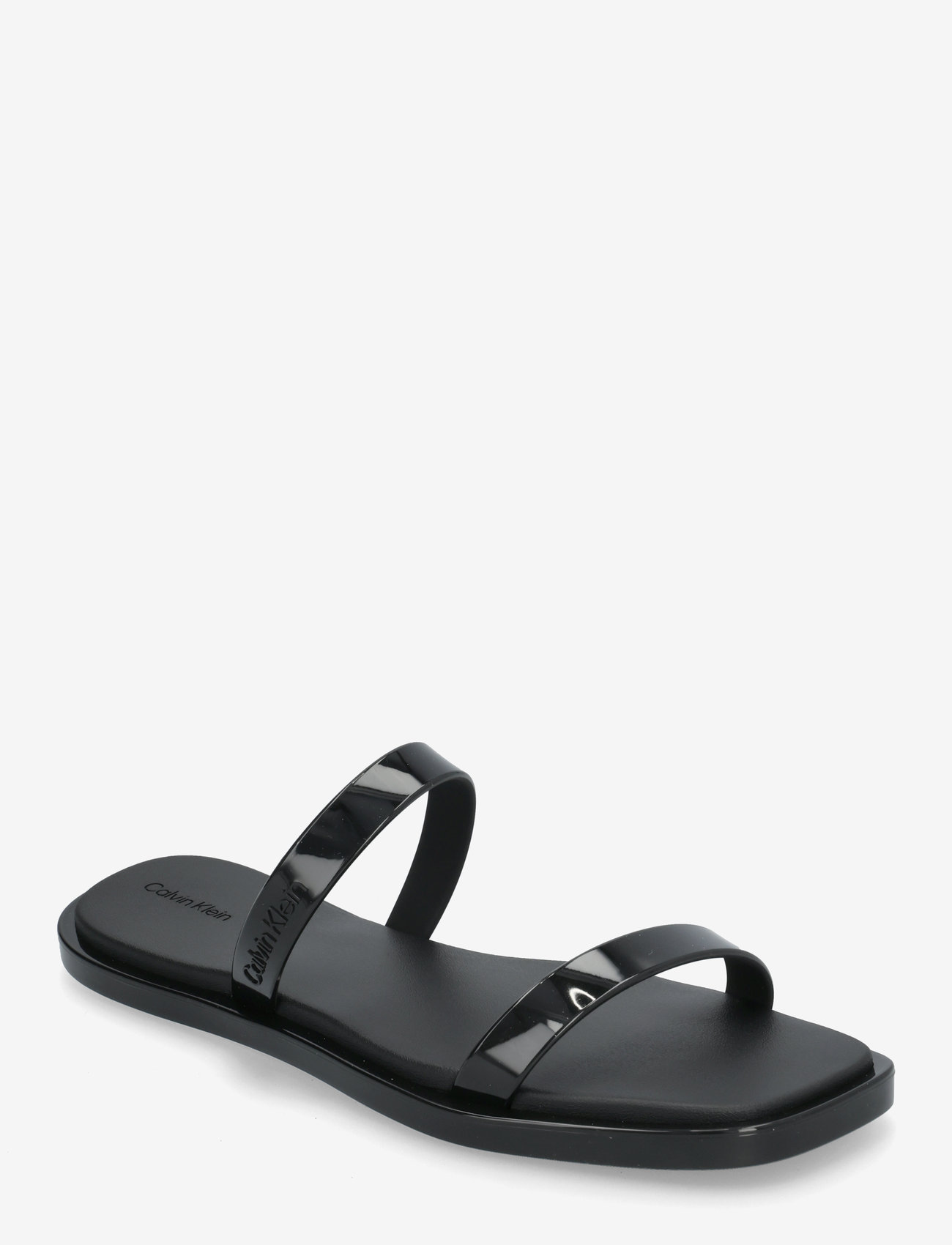 Calvin Klein - DOUBLE BAR SLIDE - JELLY - ck black - 0