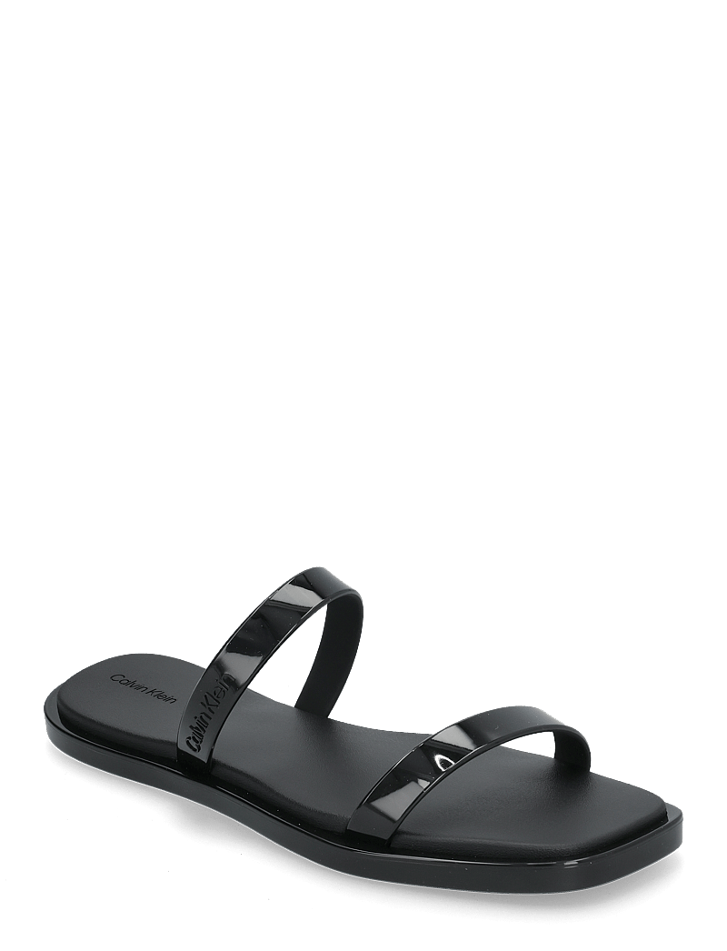 Calvin Klein - DOUBLE BAR SLIDE - JELLY - ck black - 0