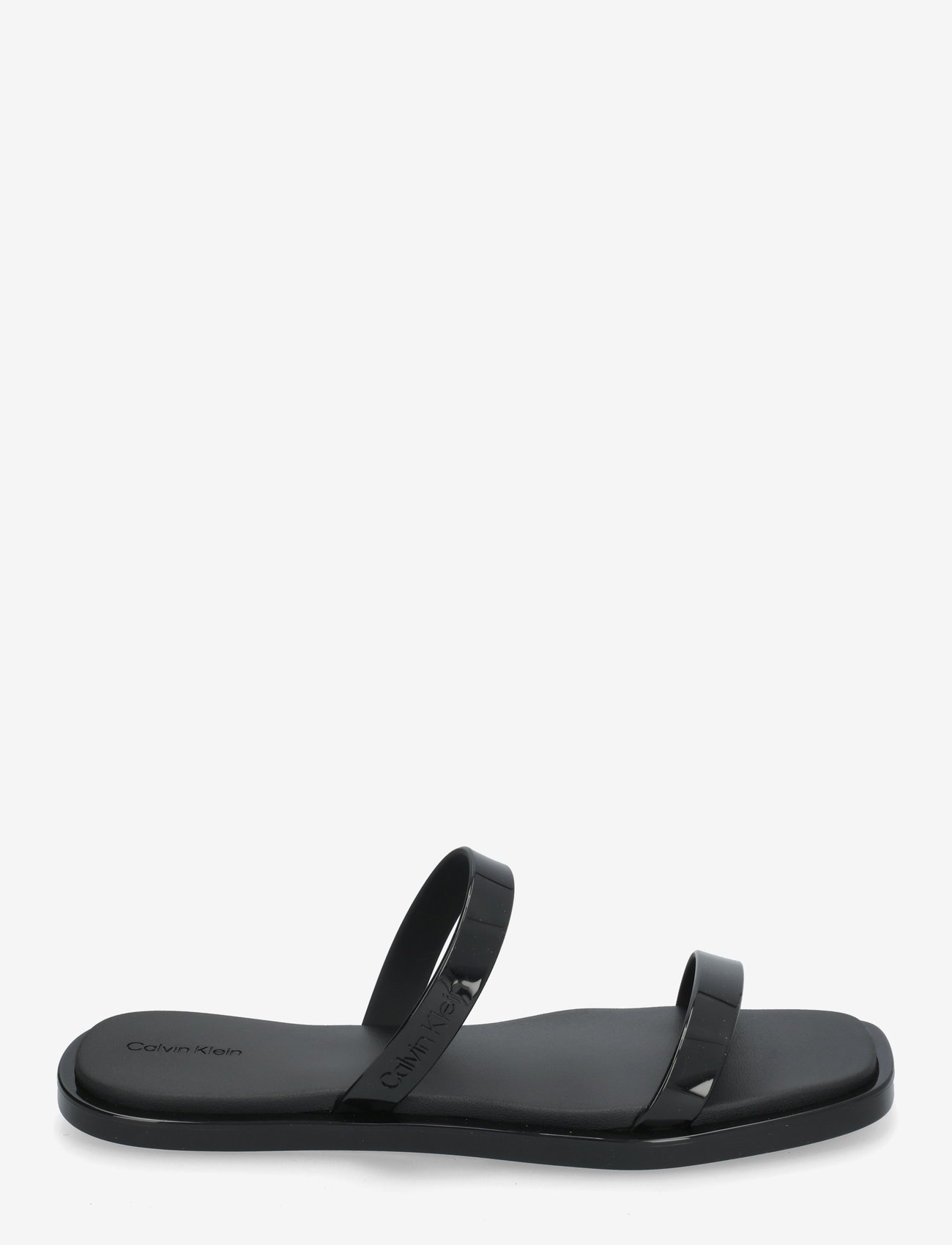 Calvin Klein - DOUBLE BAR SLIDE - JELLY - ck black - 1