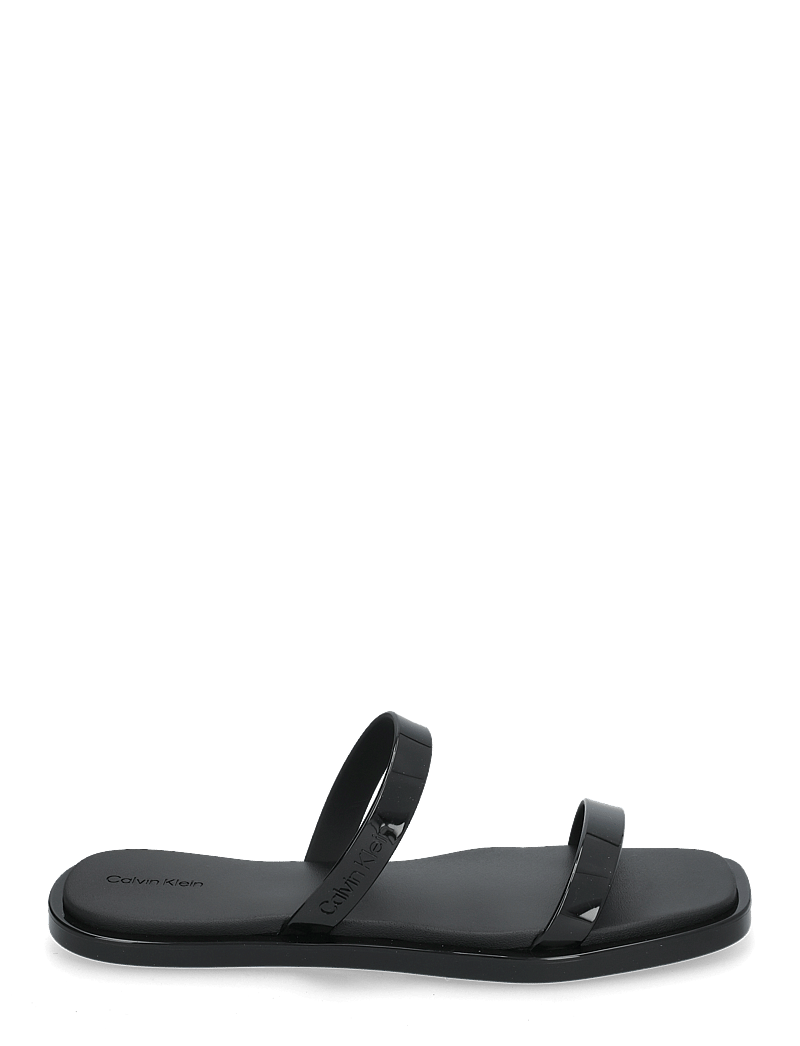 Calvin Klein - DOUBLE BAR SLIDE - JELLY - ck black - 1