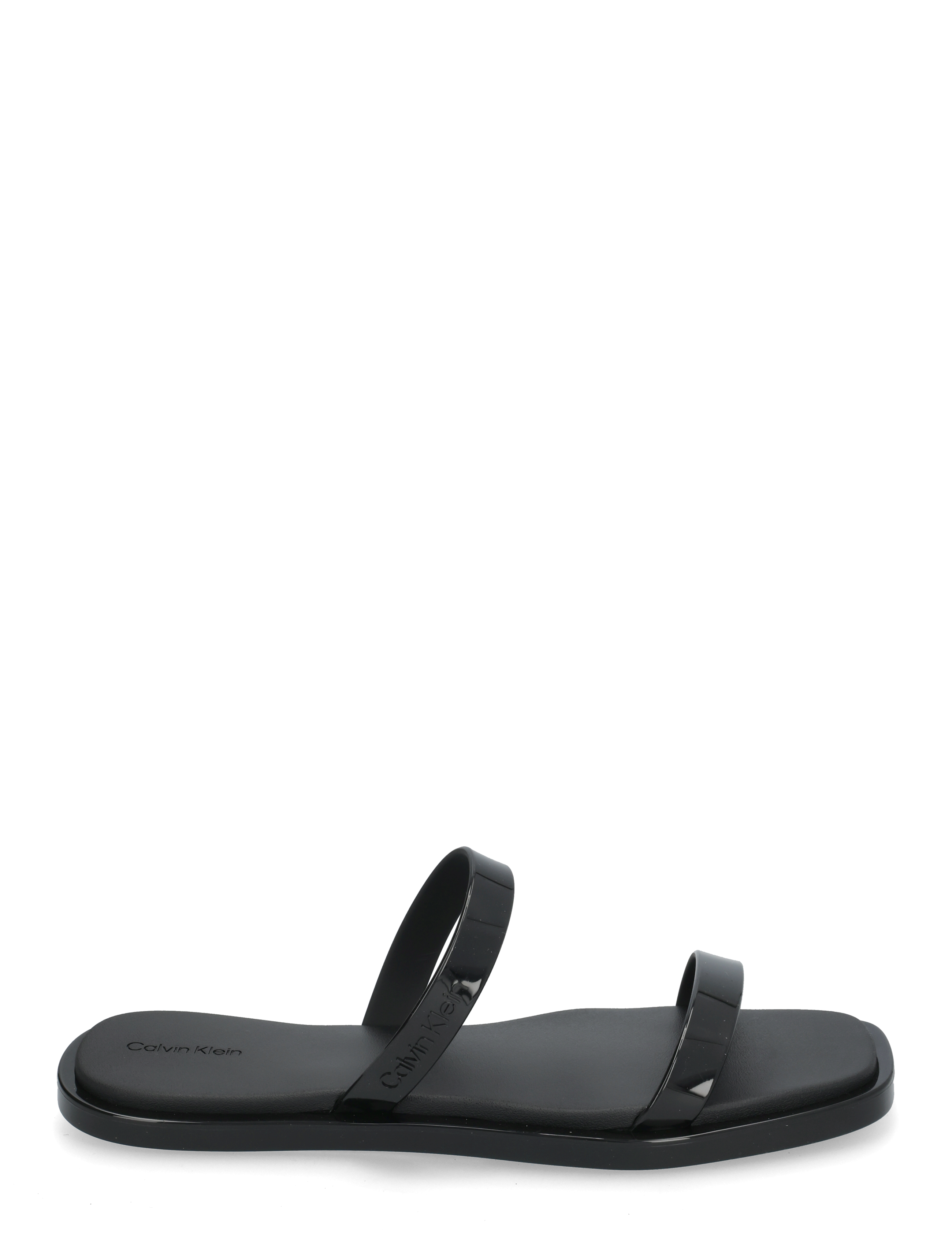 Calvin Klein - DOUBLE BAR SLIDE - JELLY - ck black - 1