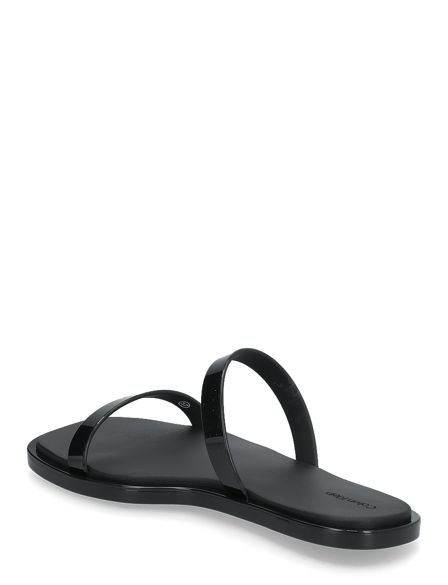 Calvin Klein - DOUBLE BAR SLIDE - JELLY - ck black - 2