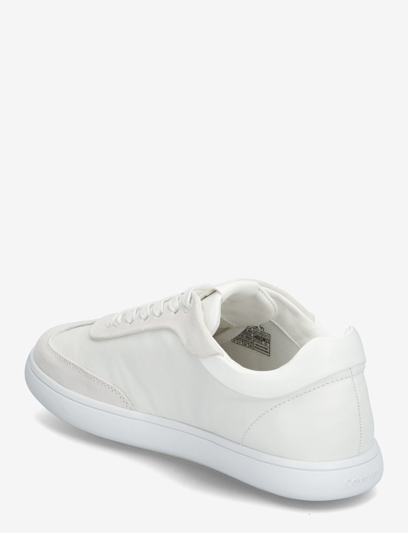 Calvin Klein - CUPSOLE LACE UP - LTH SUE MIX - konfirmatsioon - bright white - 2