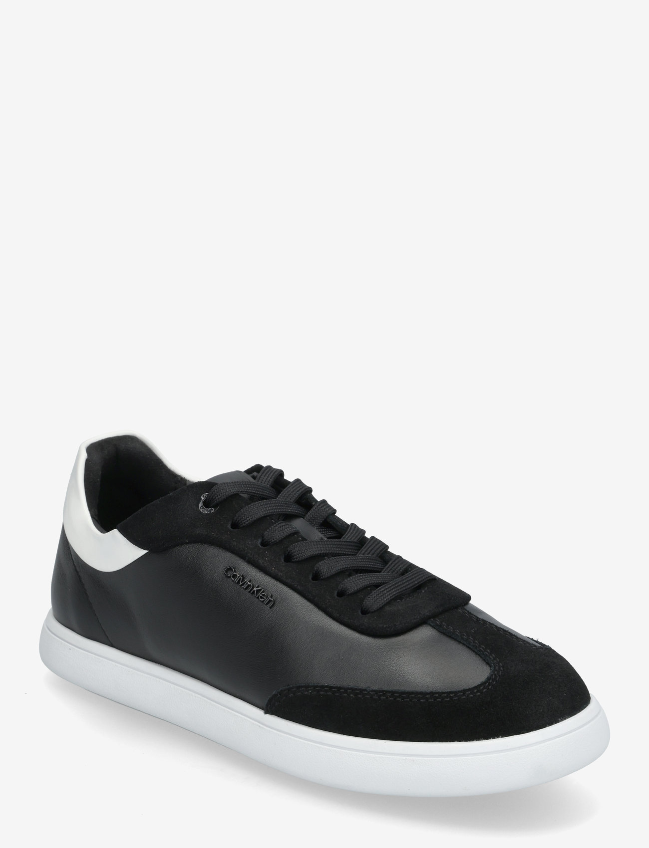 Calvin Klein - CUPSOLE LACE UP - LTH SUE MIX - konfirmationstøj - ck black/bright white - 0