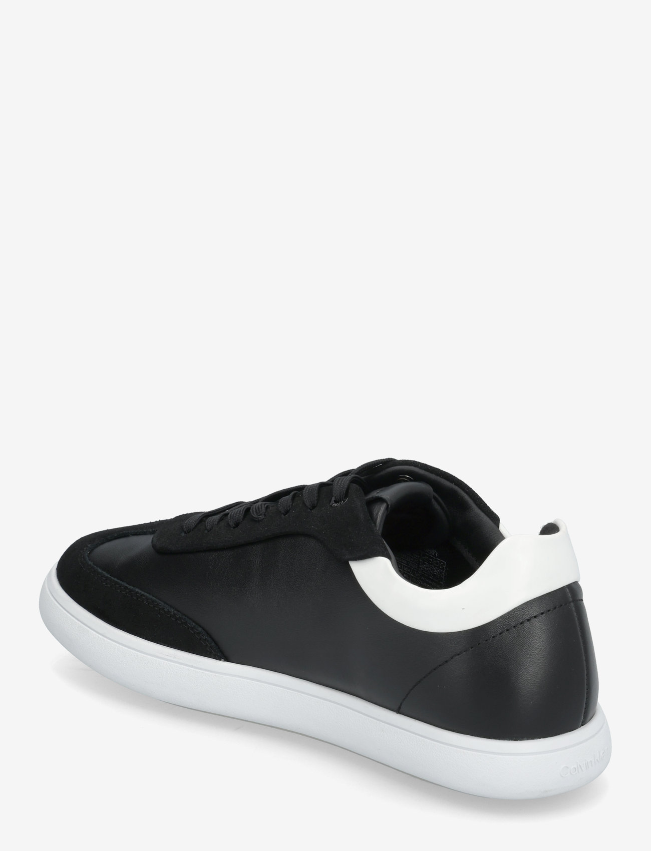 Calvin Klein - CUPSOLE LACE UP - LTH SUE MIX - konfirmationstøj - ck black/bright white - 2