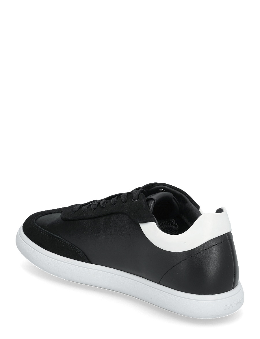 Calvin Klein - CUPSOLE LACE UP - LTH SUE MIX - ck black/bright white - 2