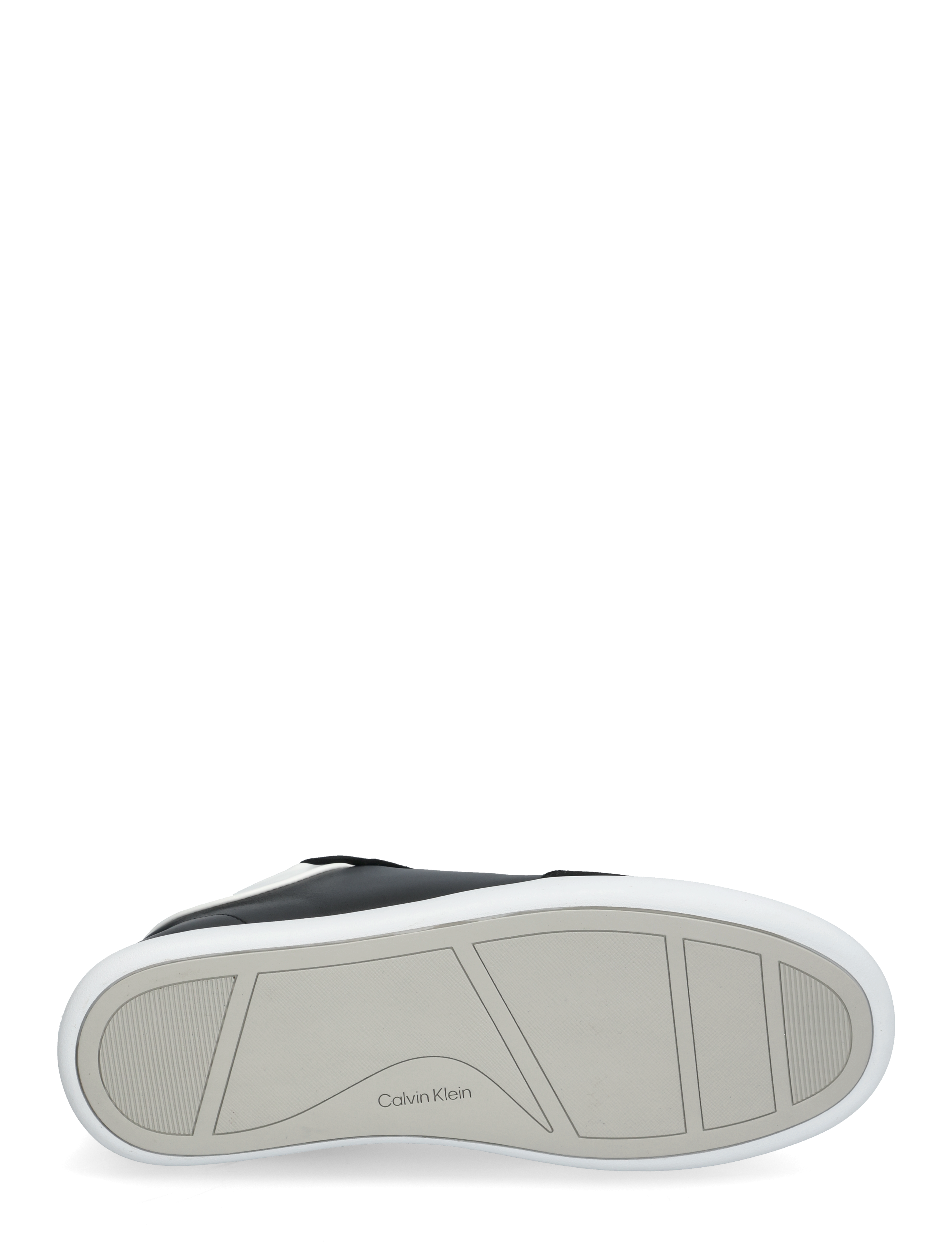 Calvin Klein - CUPSOLE LACE UP - LTH SUE MIX - ck black/bright white - 4