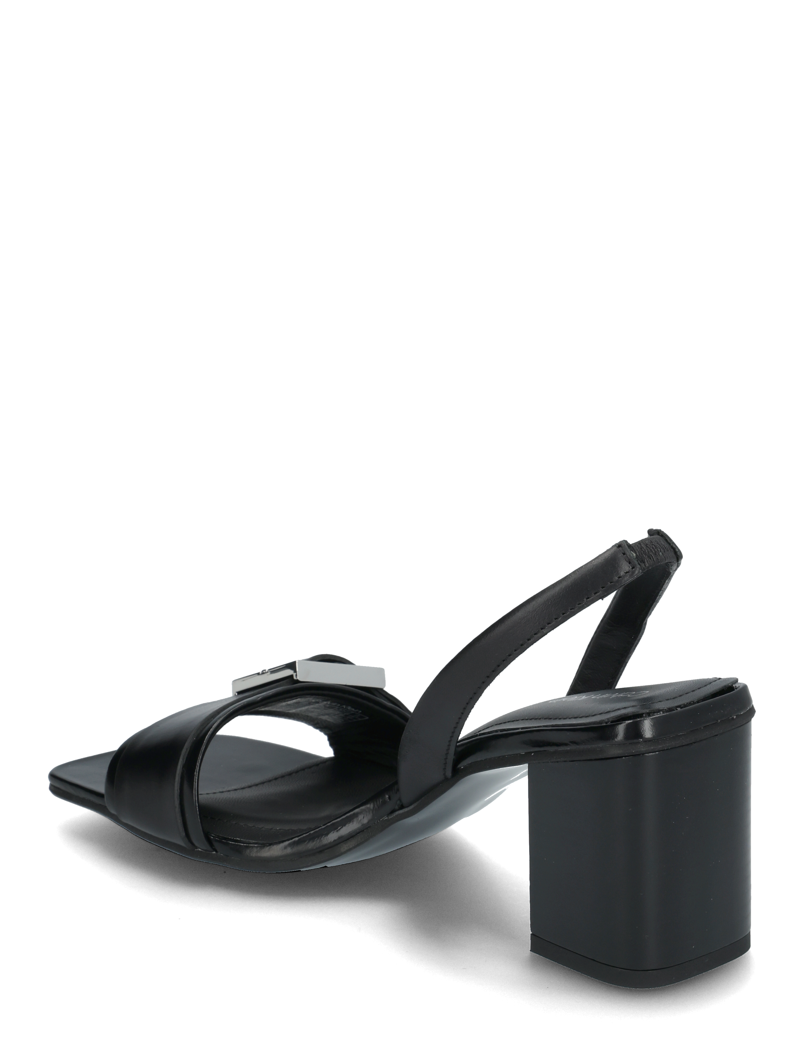 Calvin Klein - HEEL SANDAL 70 W/BUCKLE - LTH - ck black - 2