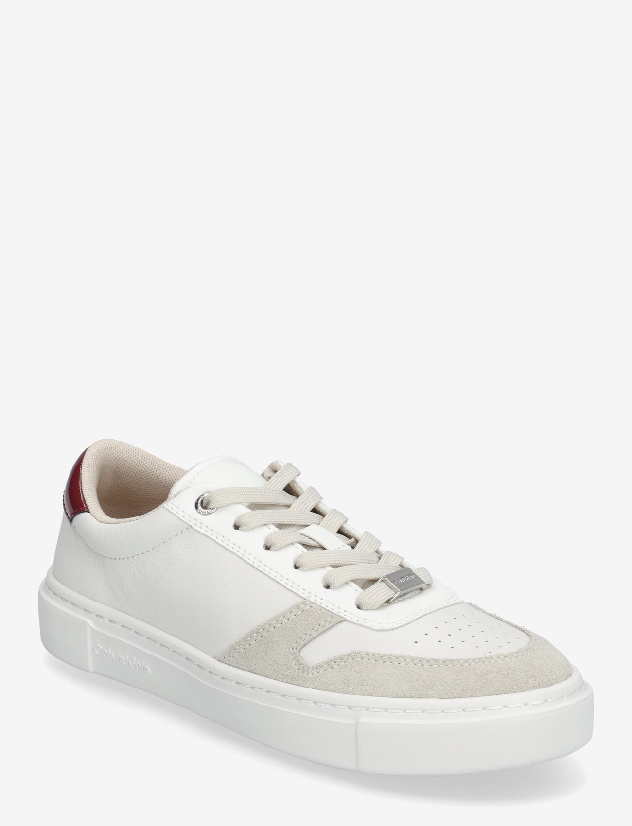Calvin Klein - CUPSOLE LACE UP - MIX M - konfirmatsioon - bright white/burnt russet - 0