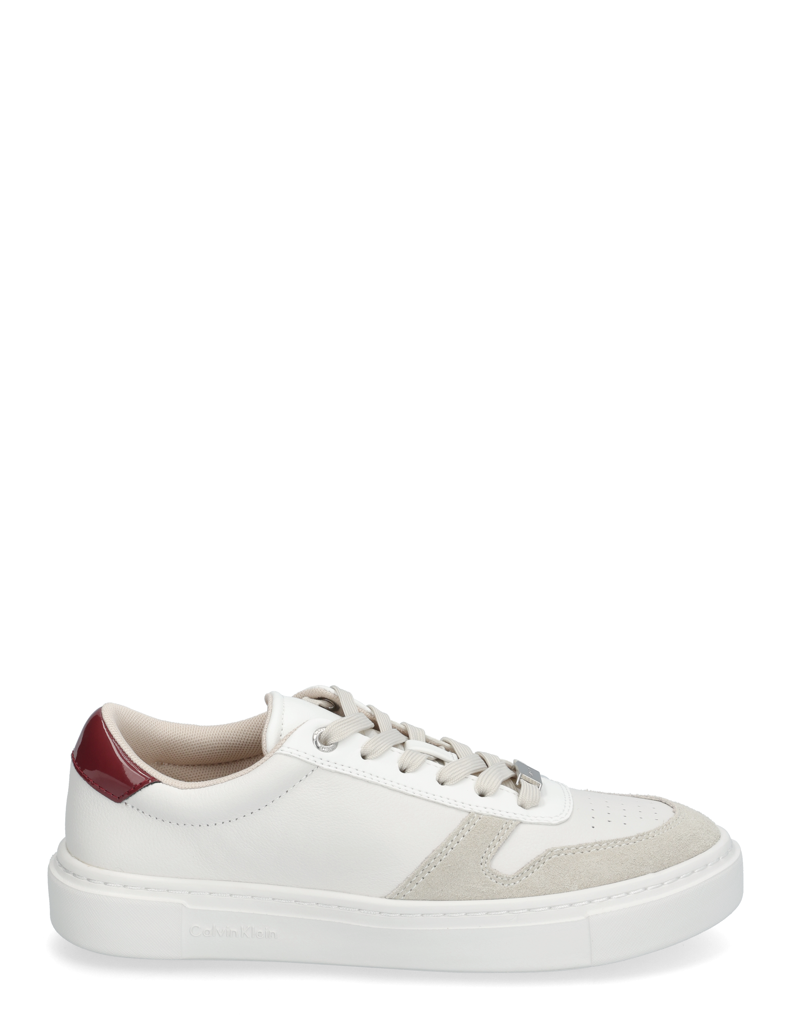 Calvin Klein - CUPSOLE LACE UP - MIX M - confirmation - bright white/burnt russet - 1