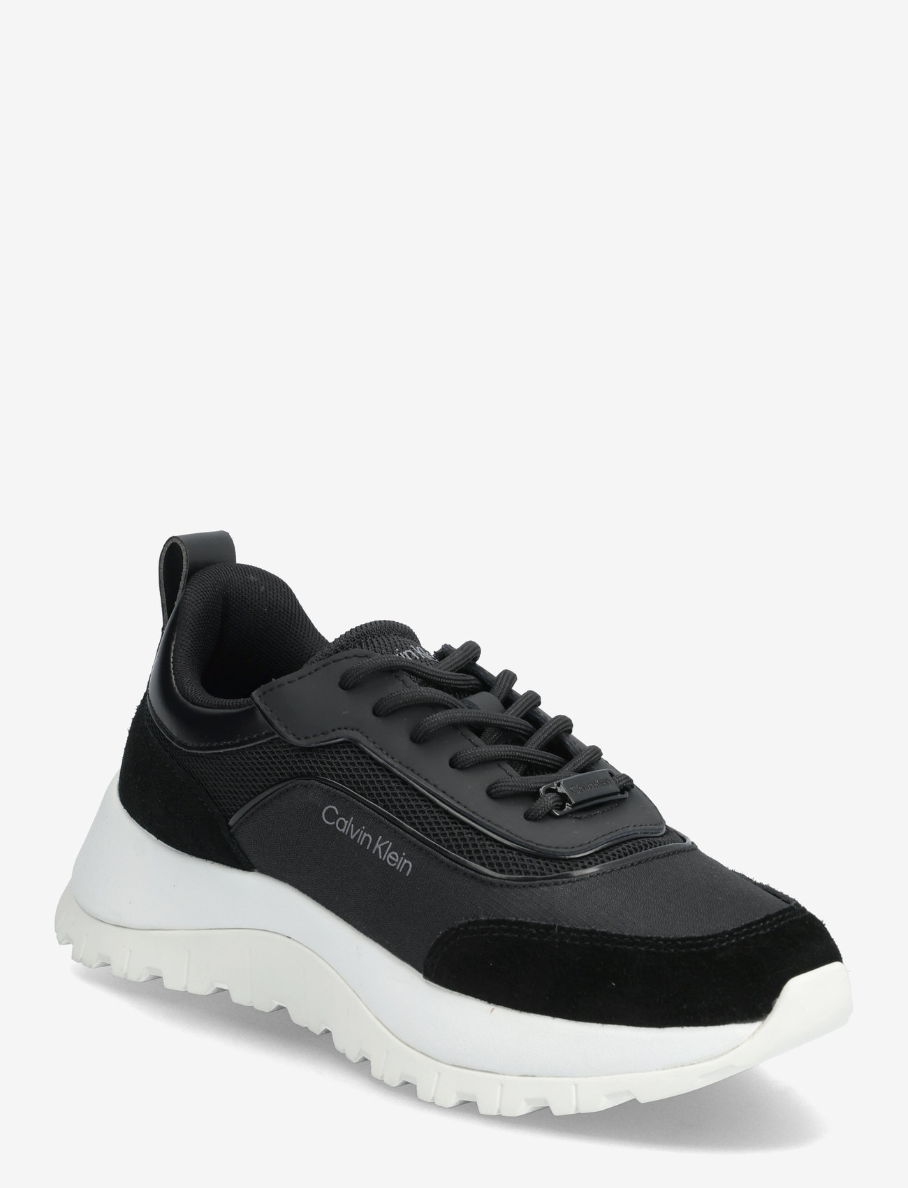 Calvin Klein - RUNNER LACE UP MESH MIX - ck black - 0