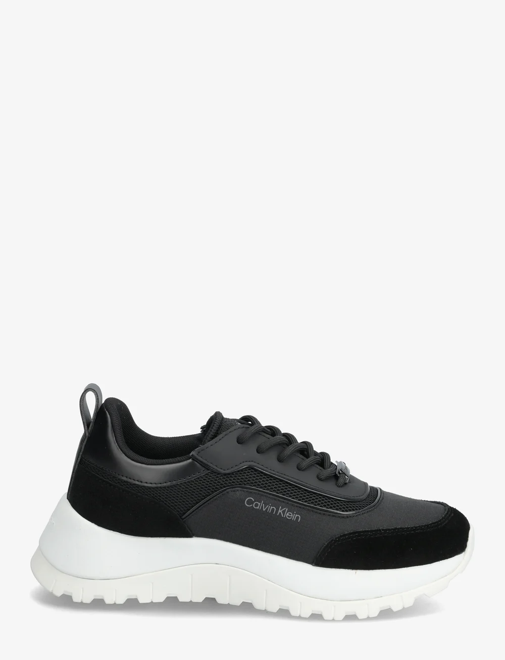 Calvin Klein - RUNNER LACE UP MESH MIX - chunky sneakers - ck black - 1