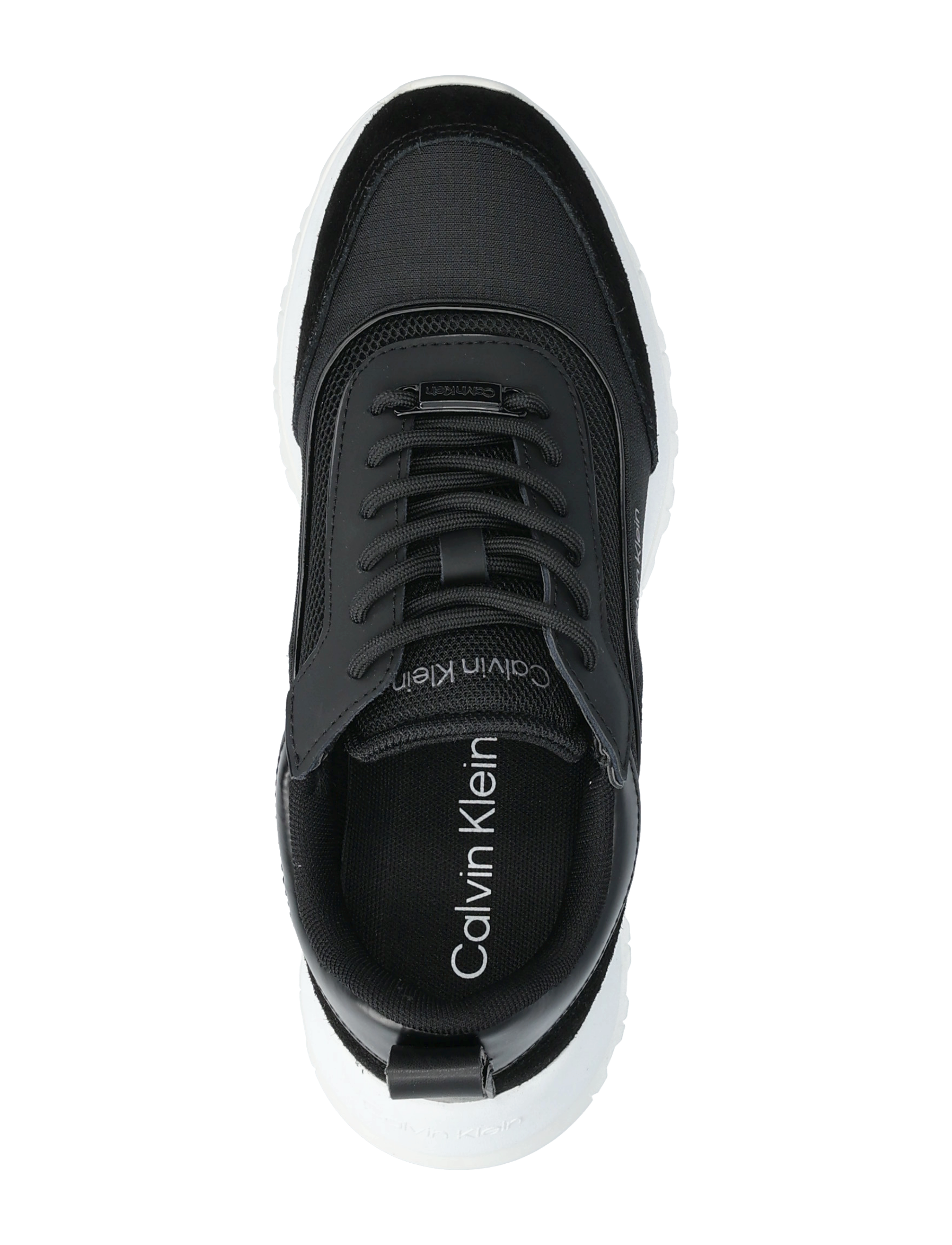 Calvin Klein - RUNNER LACE UP MESH MIX - ck black - 3