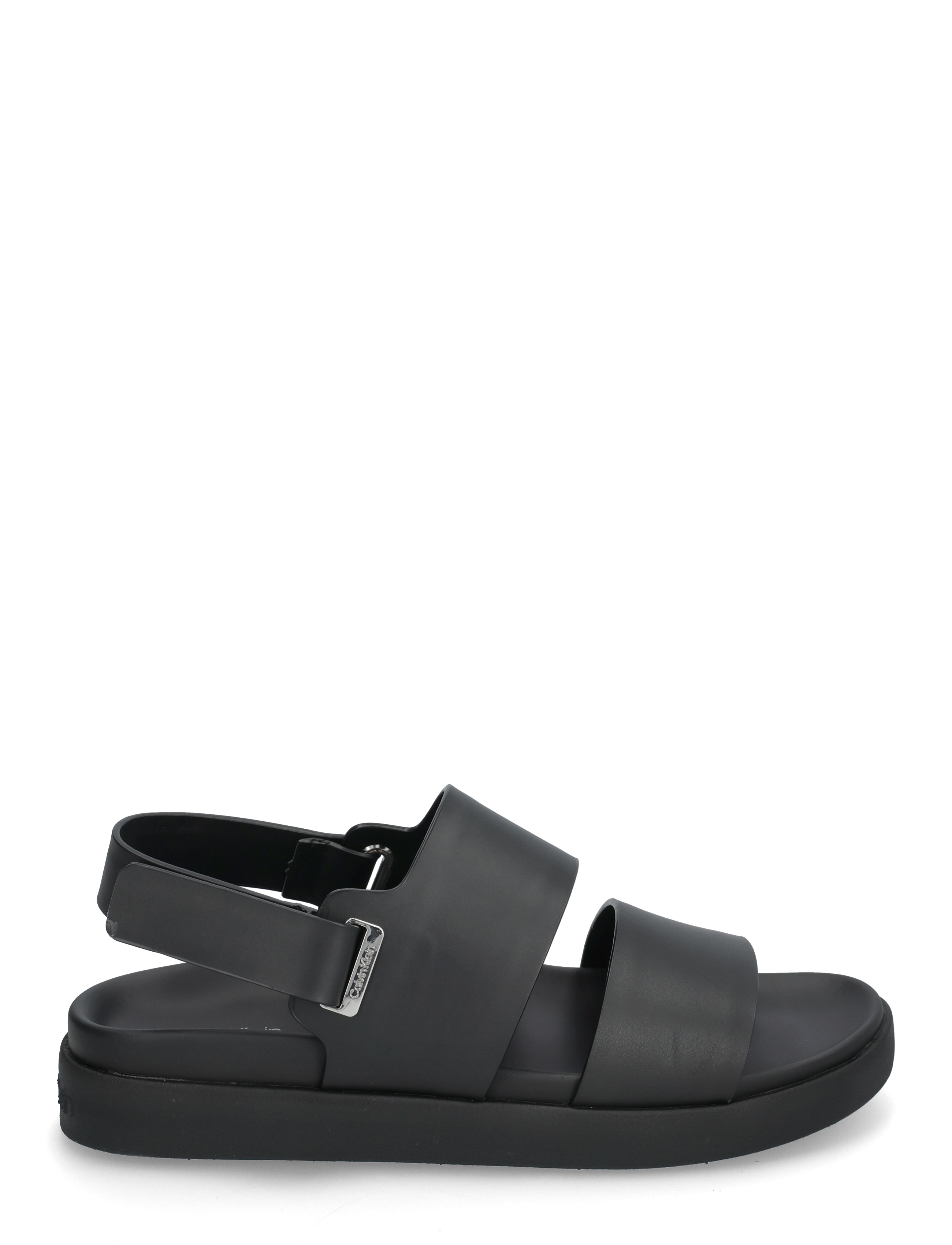 Calvin Klein - FLAT ADJ SANDAL EYELET - flade sandaler - ck black - 1