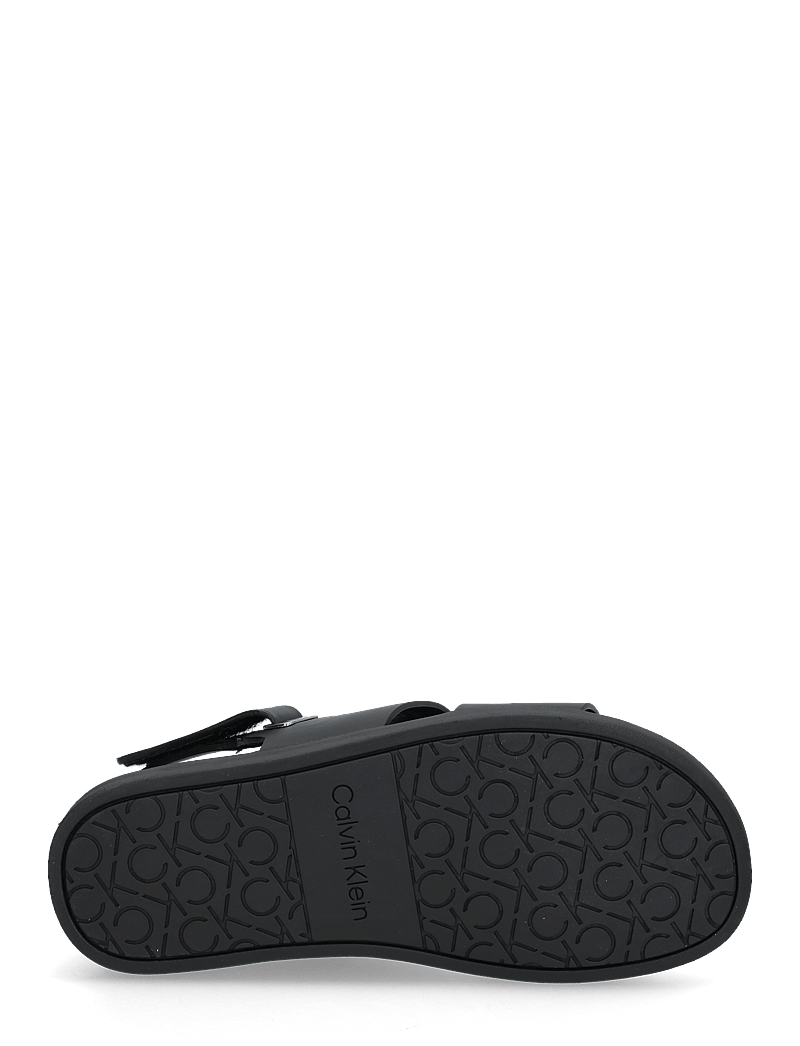 Calvin Klein - FLAT ADJ SANDAL EYELET - flade sandaler - ck black - 4