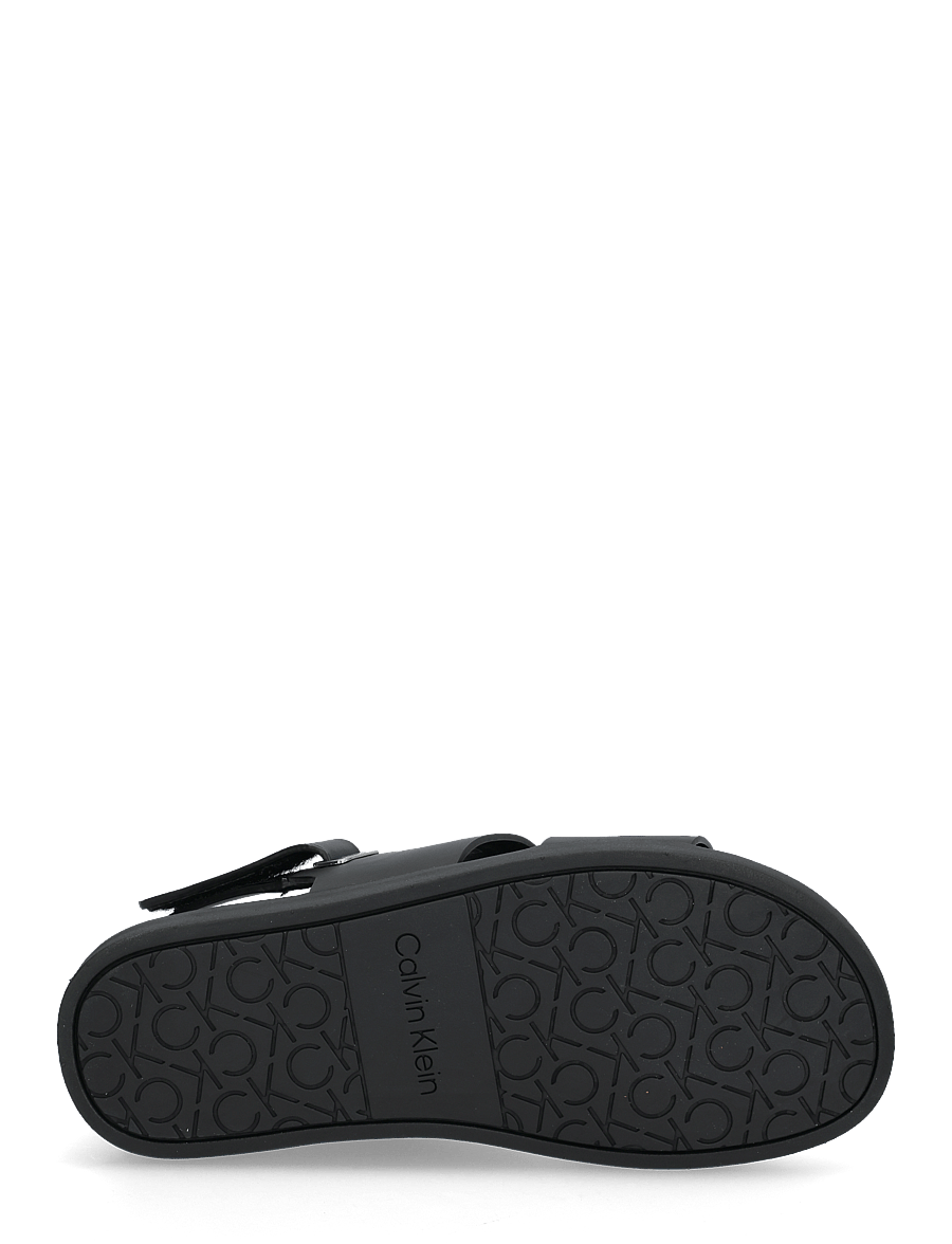 Calvin Klein - FLAT ADJ SANDAL EYELET - flade sandaler - ck black - 4