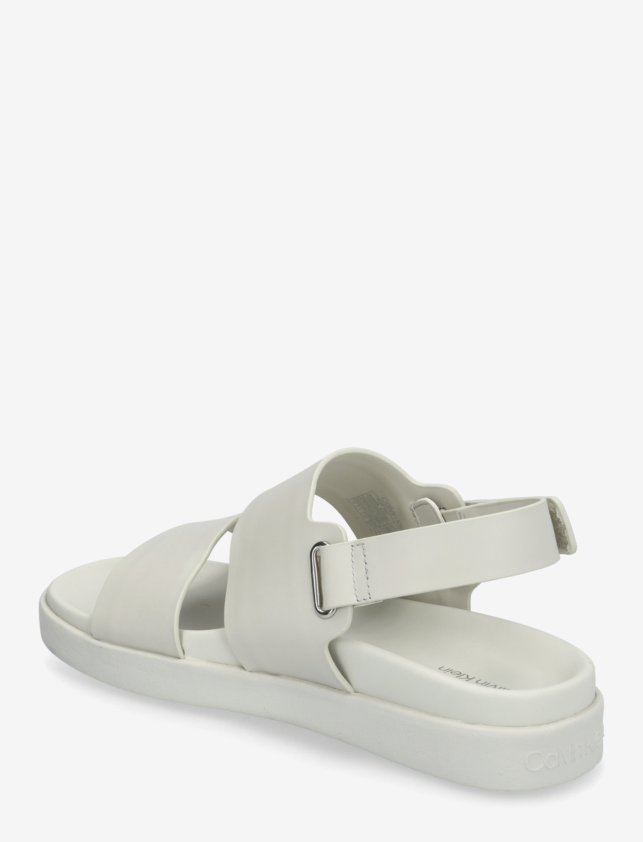 Calvin Klein - FLAT ADJ SANDAL EYELET - flache sandalen - silver birch - 2
