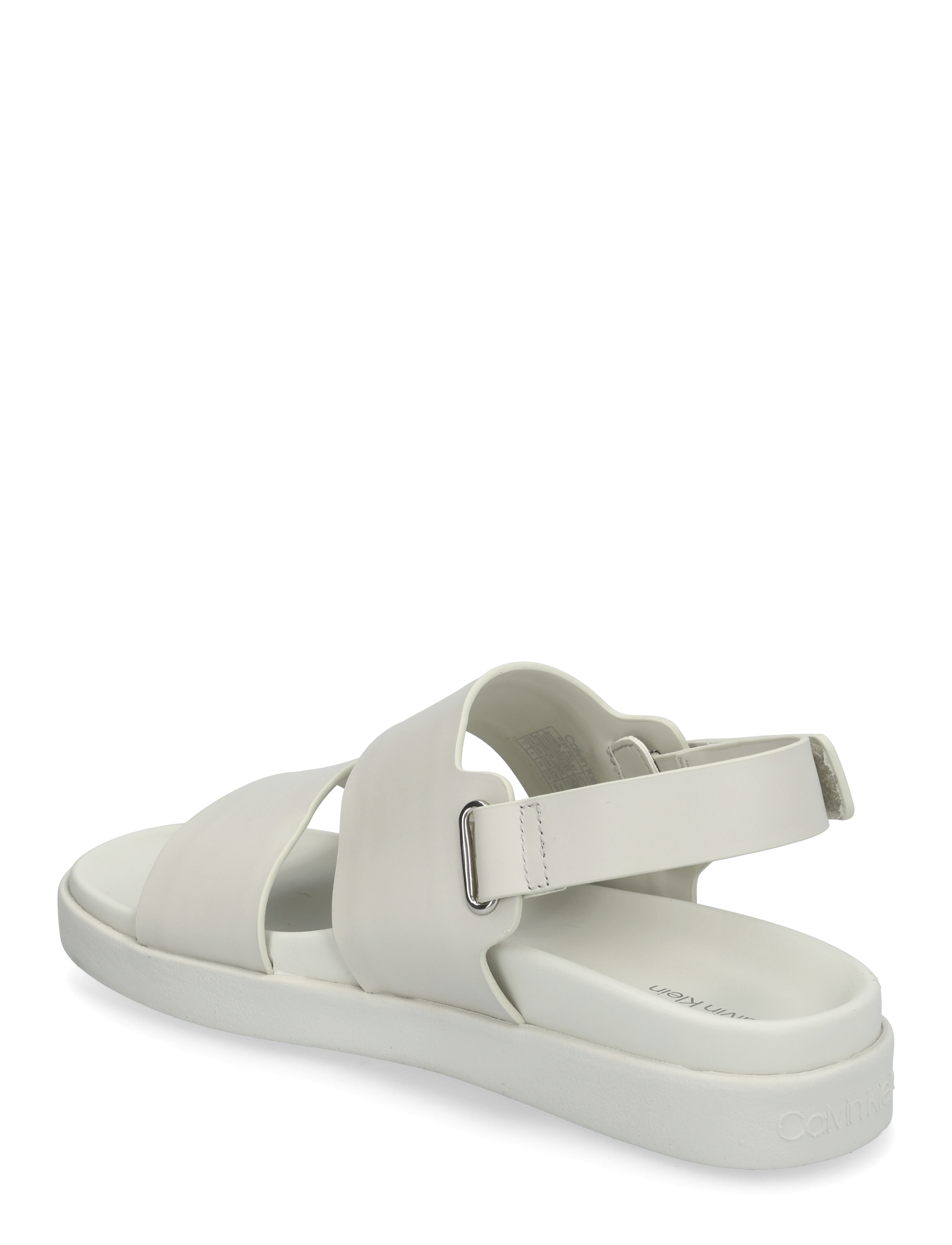 Calvin Klein - FLAT ADJ SANDAL EYELET - flade sandaler - silver birch - 2