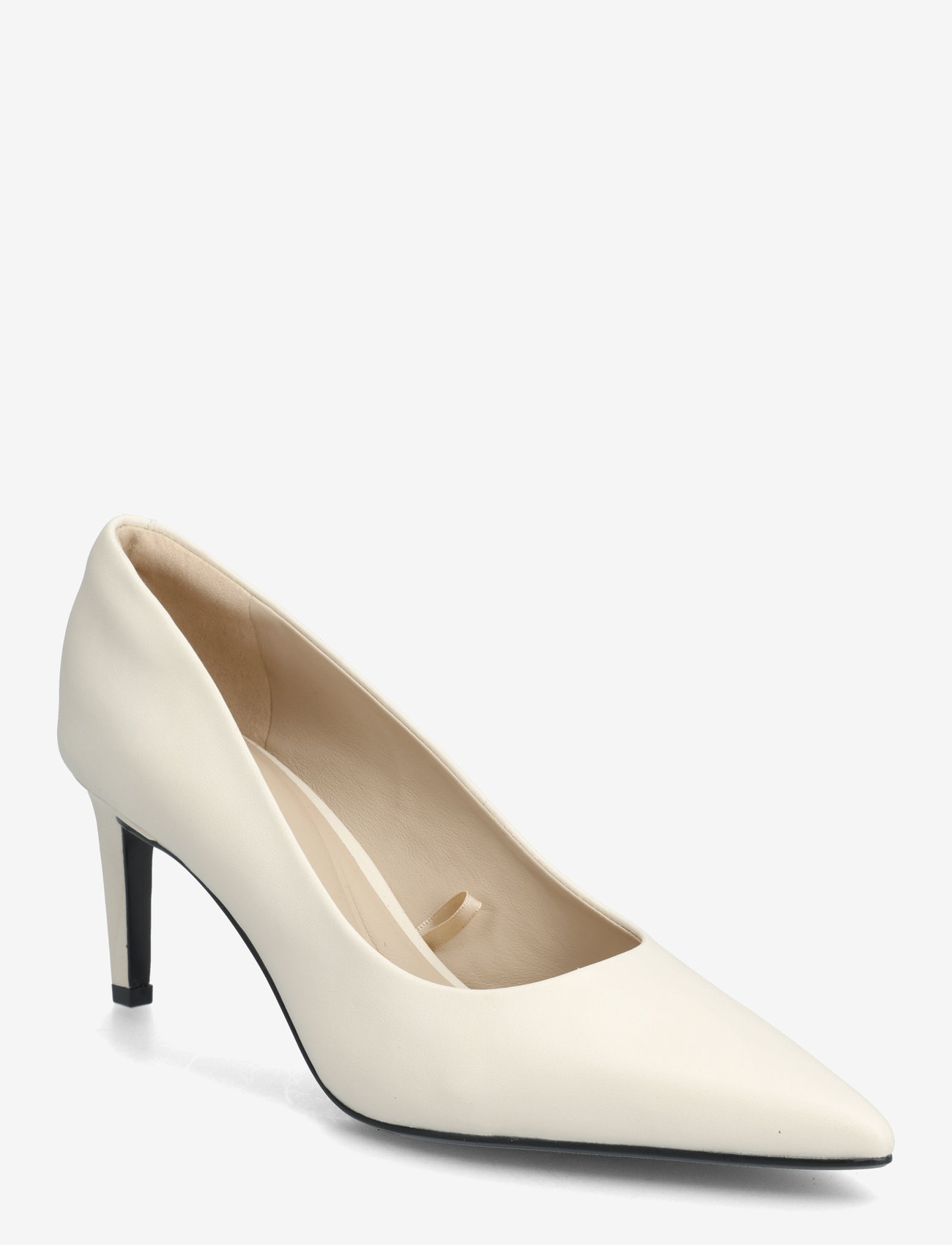 Calvin Klein - PUMP 70 POINTY HW BAR LTH - konfirmation - turtledove - 0