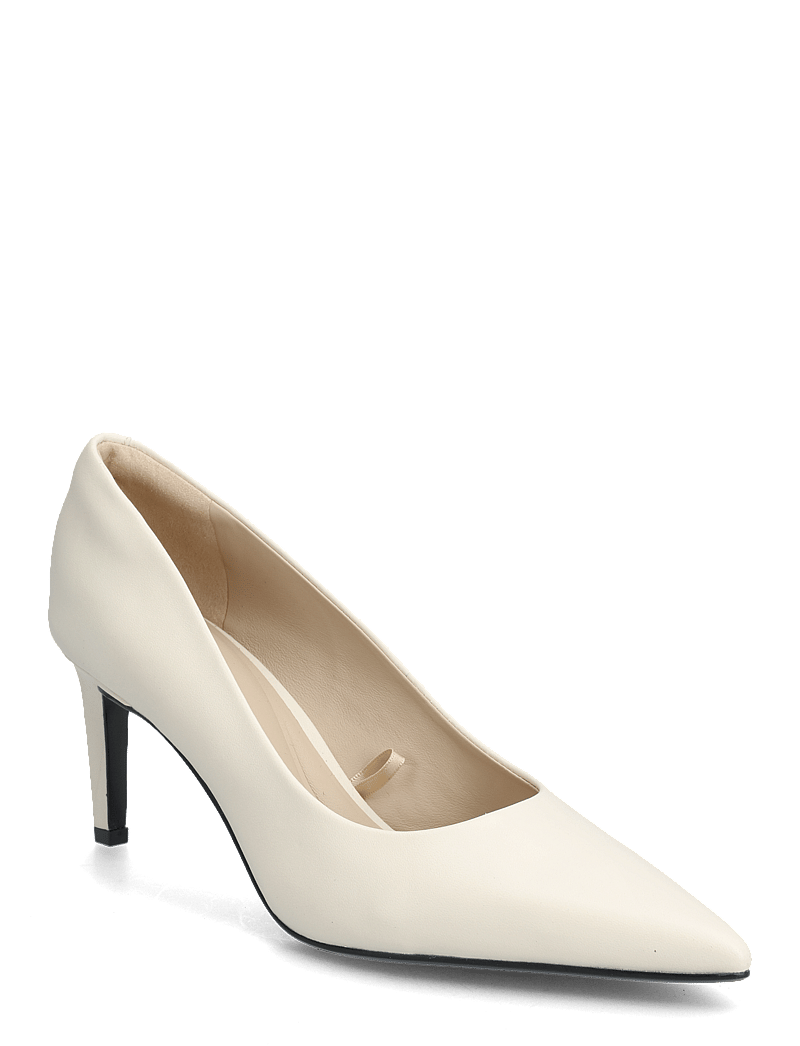 Calvin Klein - PUMP 70 POINTY HW BAR LTH - konfirmation - turtledove - 0