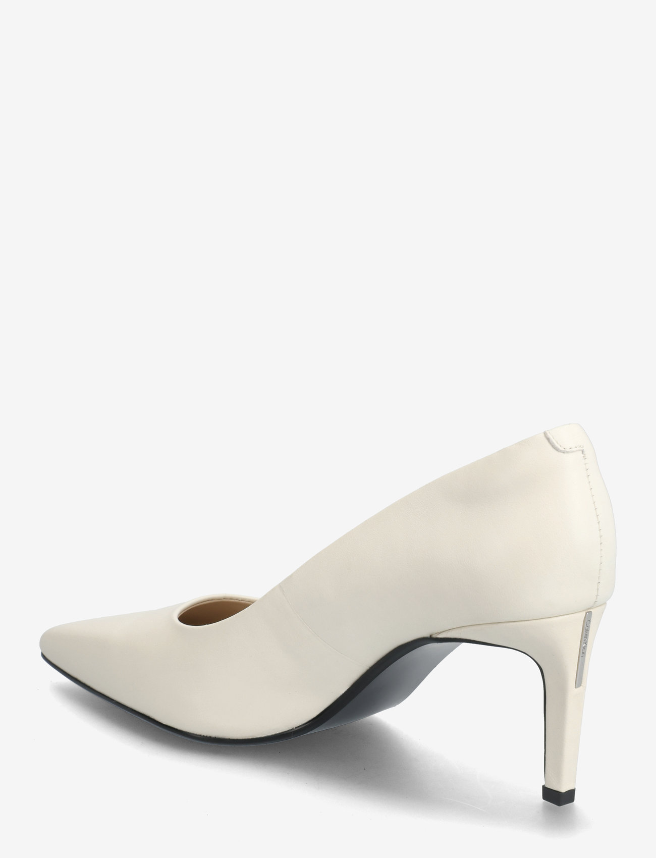 Calvin Klein - PUMP 70 POINTY HW BAR LTH - konfirmation - turtledove - 2