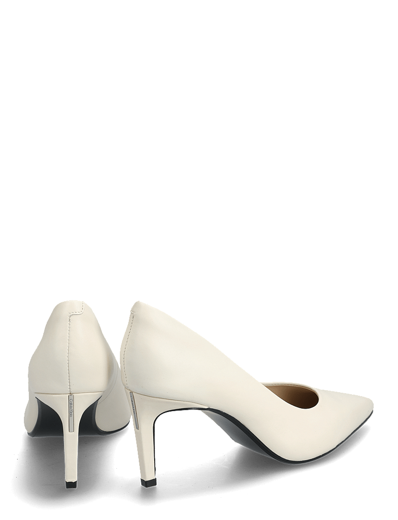 Calvin Klein - PUMP 70 POINTY HW BAR LTH - konfirmation - turtledove - 4