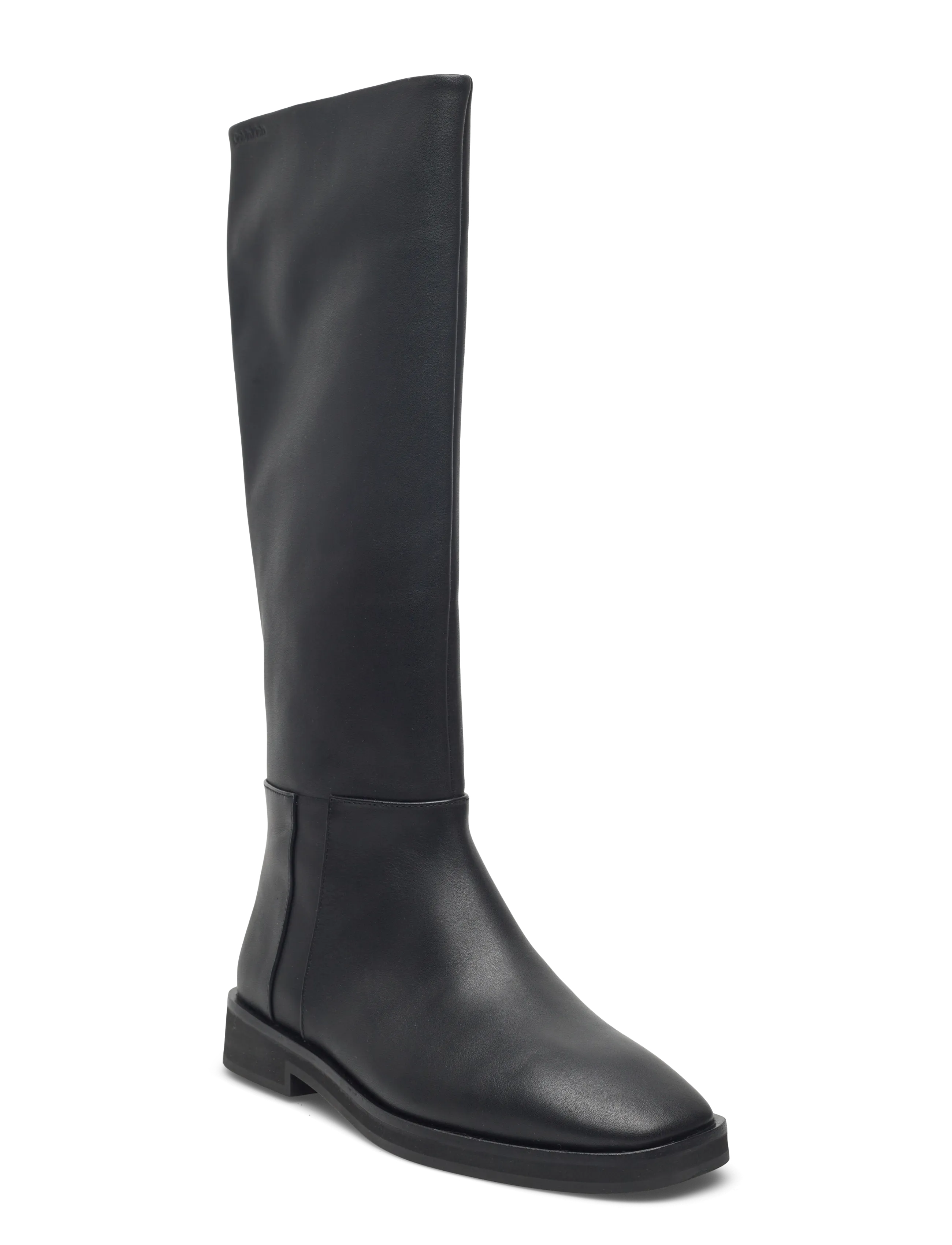 Calvin Klein Formal Utk Boot Lth, 39, Black, Tall Boots > Knee High Boots, Dame