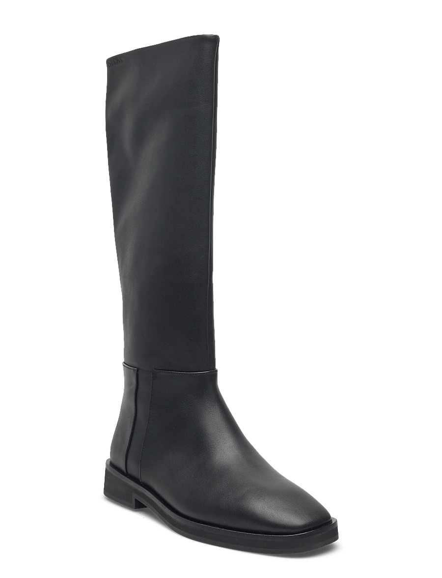 Calvin Klein - FORMAL UTK BOOT LTH - kozaki do kolan - pvh black - 0